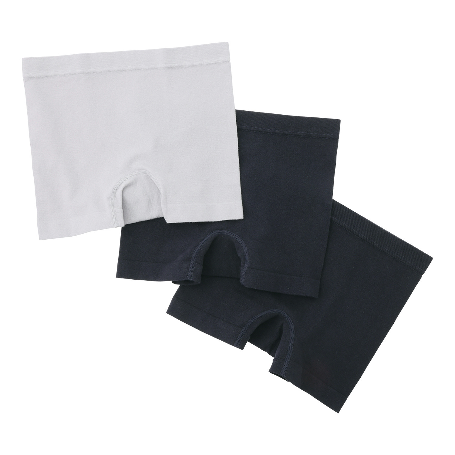 美人工房 にこにこコットン 伸び〜る！ 一分丈ショーツ３枚セット