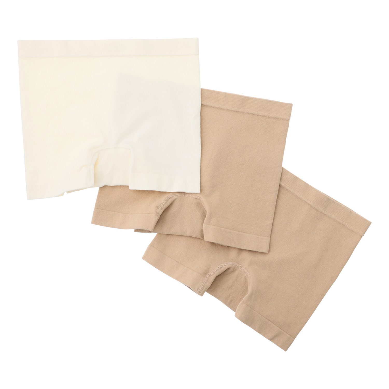 美人工房 にこにこコットン 伸び〜る！ 一分丈ショーツ３枚セット