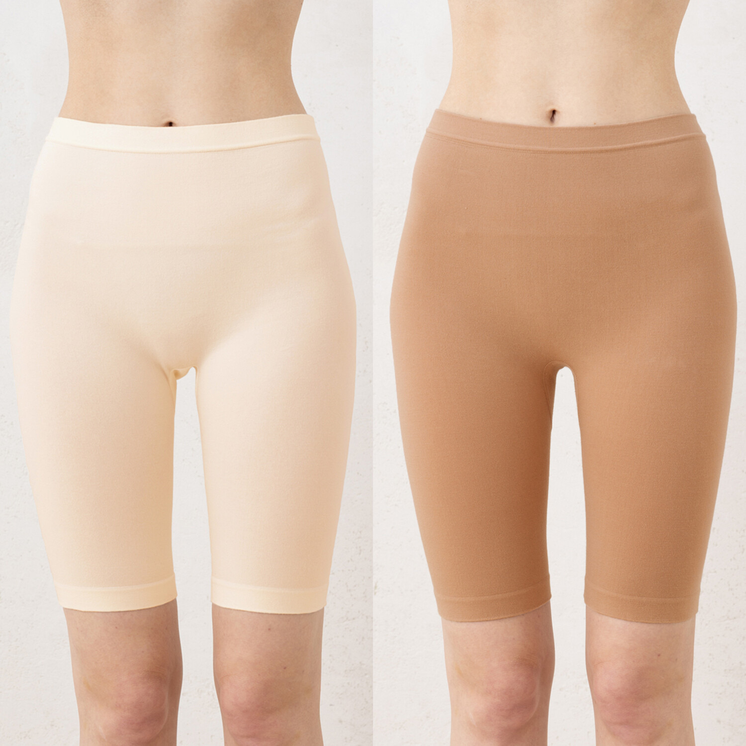 美人工房 にこにこコットン 伸び〜る！ 五分丈ショーツ２枚セット