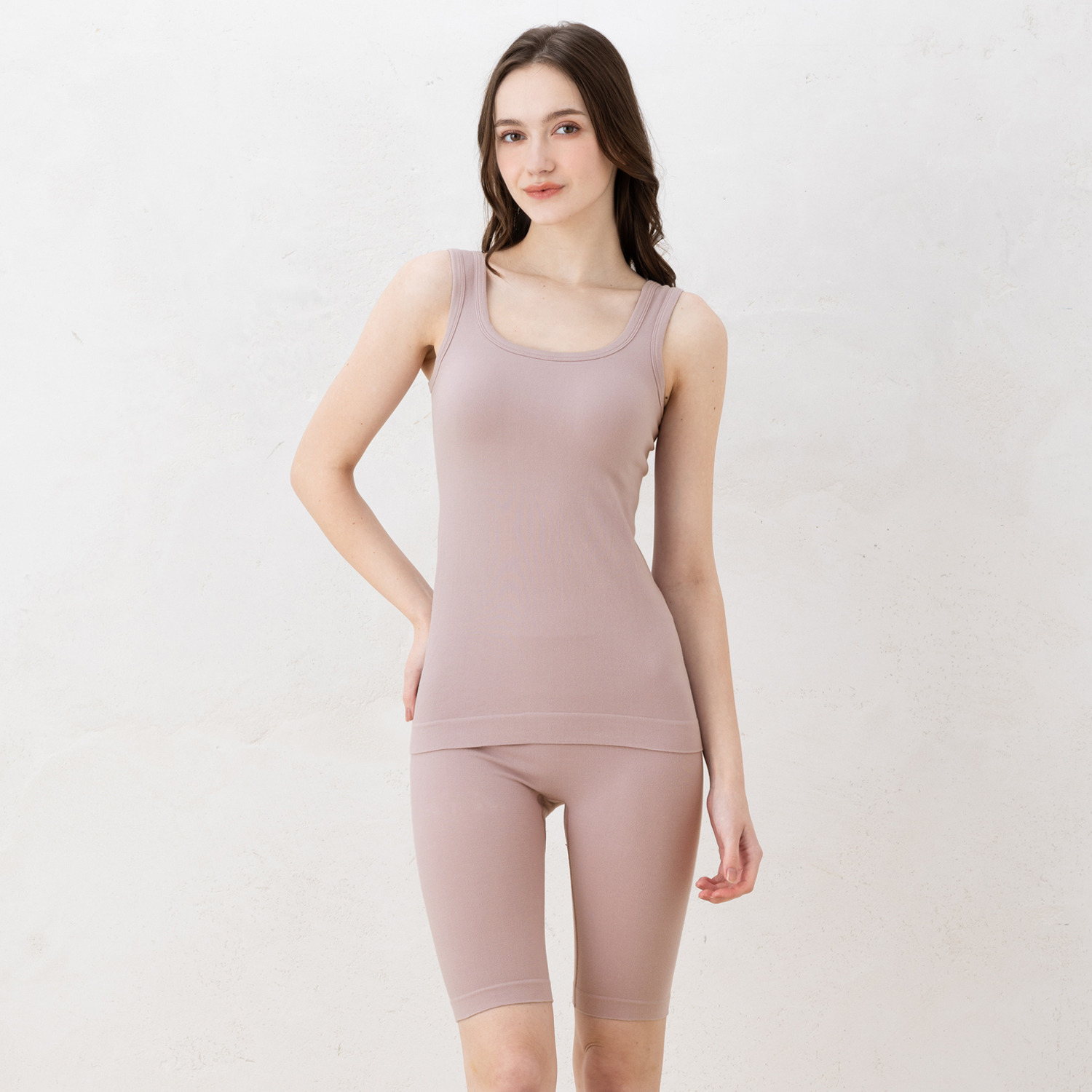 美人工房 にこにこコットン 伸び〜る！ 五分丈ショーツ２枚セット