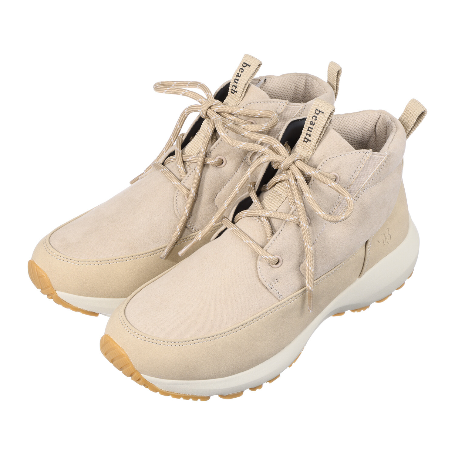 ビュース 雨の日も晴れの日もＯＫ！ 快適軽量ボリュームソール ミッドカットスニーカー