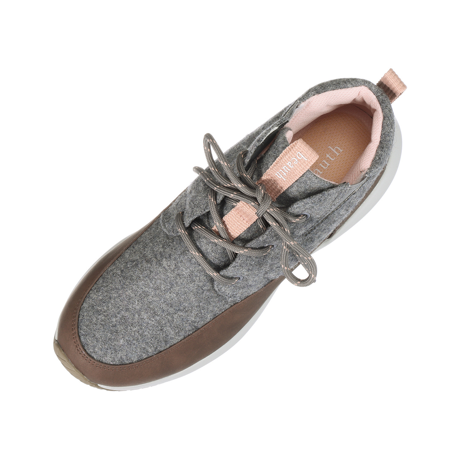 ビュース 雨の日も晴れの日もＯＫ！ 快適軽量ボリュームソール ミッドカットスニーカー