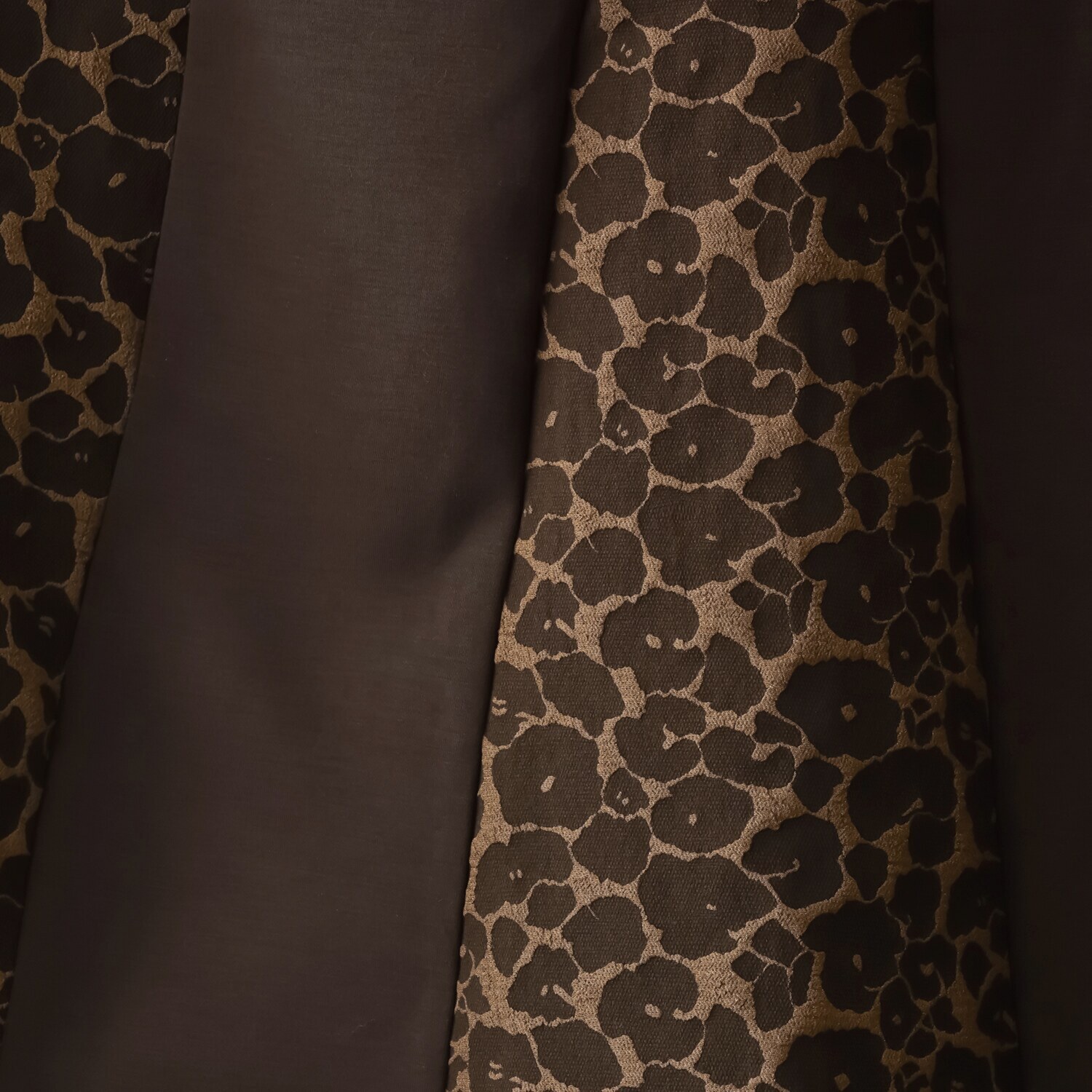 マダムヒロコ ジャガードフレアー 切替ワンピース