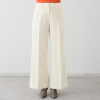 マダムヒロコ ダブルジョーゼット ワイドフレアーパンツ