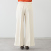 マダムヒロコ ダブルジョーゼット ワイドフレアーパンツ