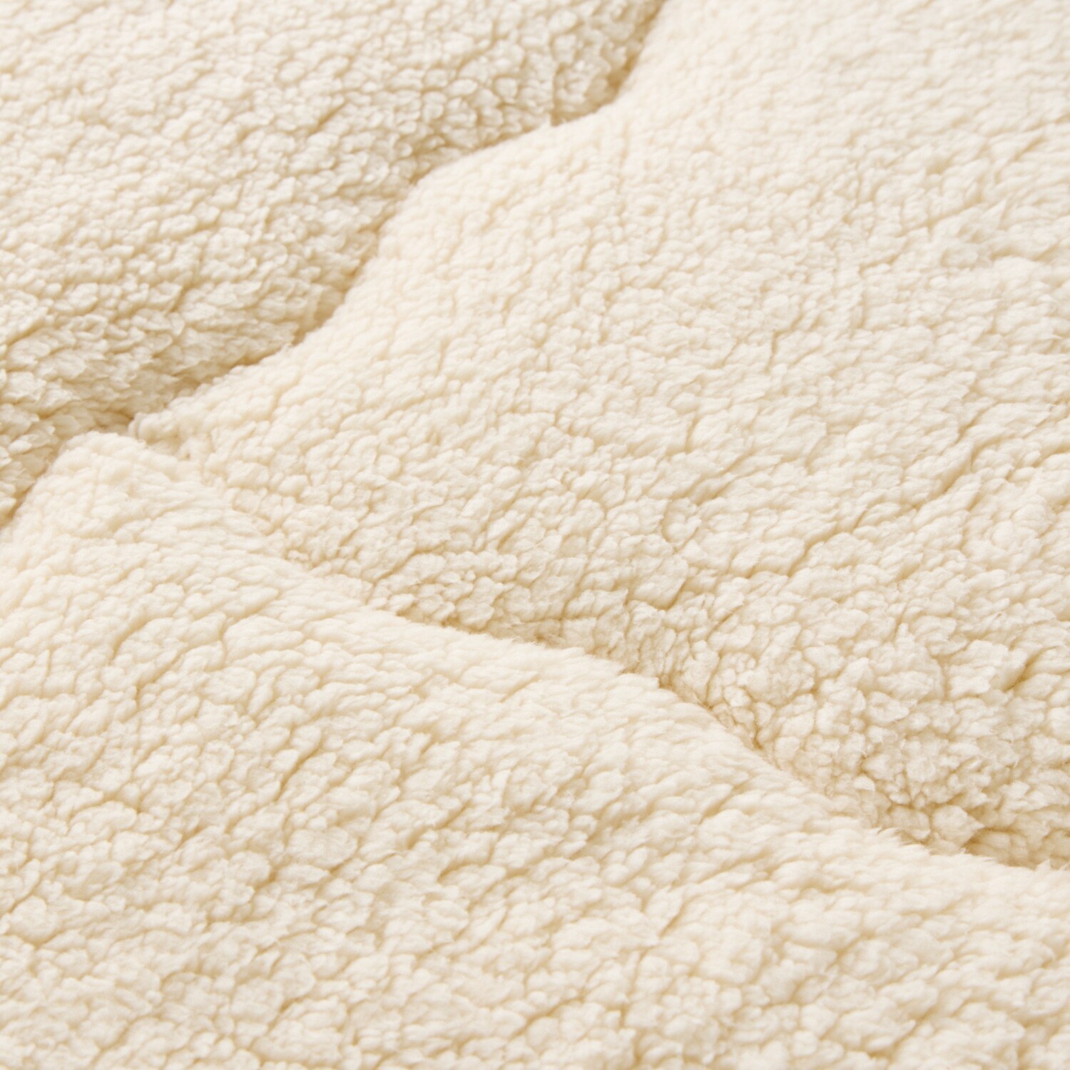 大津毛織 吸湿発熱ホットテックス 中わた入り シープ調 モコモコボリューム 敷きパッド ＜セミダブル＞