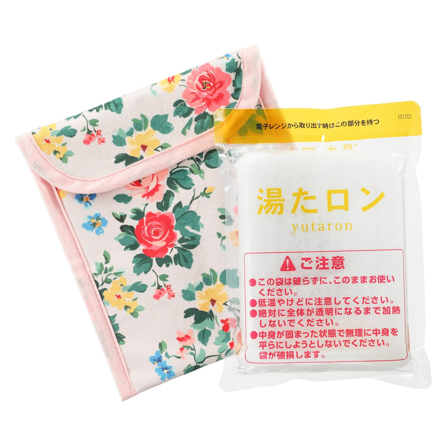 電子レンジで温めるだけ 簡単湯たんぽ！ 室蘭ぽかぽか湯たロン ２個セット スペシャルカバー付 デザインｂｙブルーミング