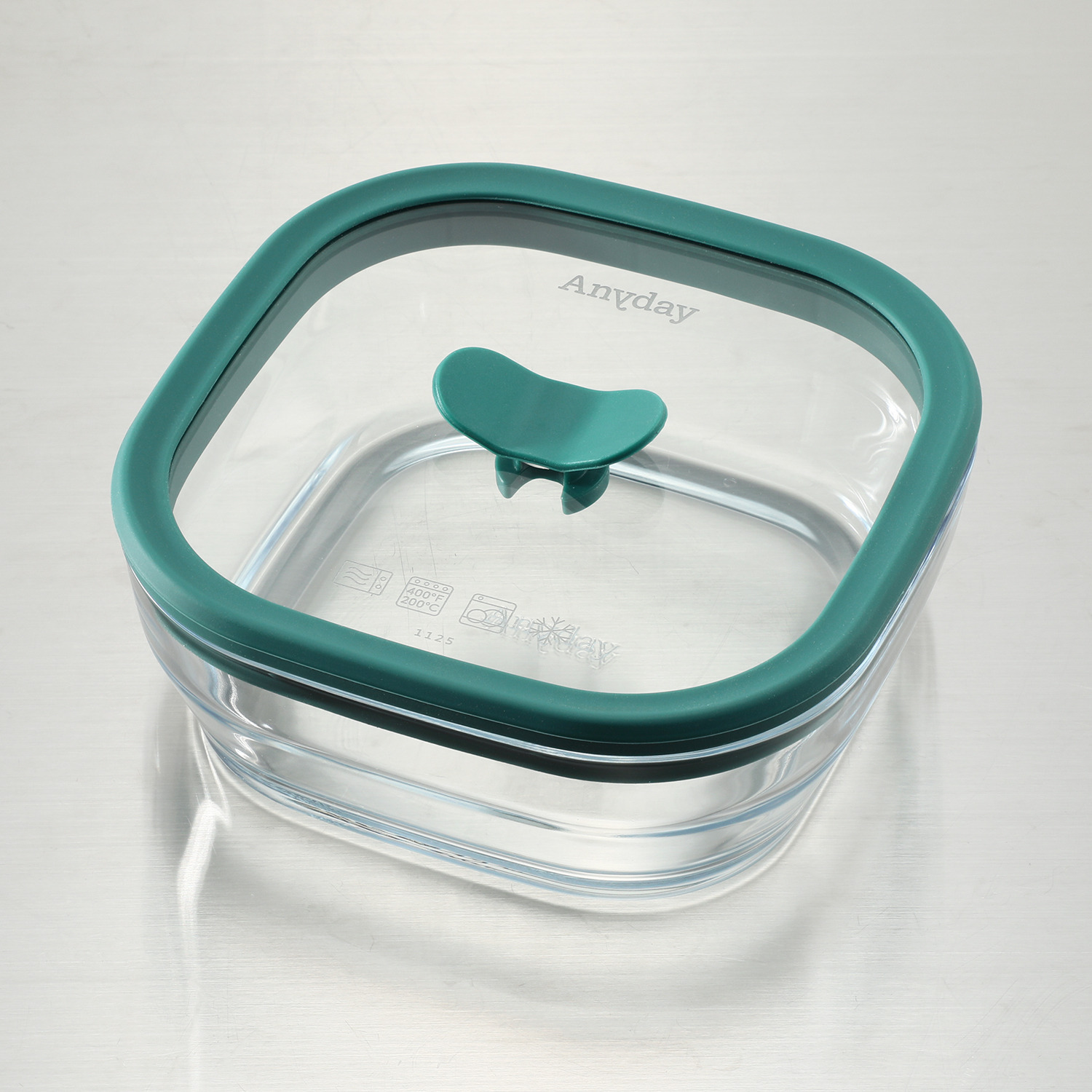 スクエアサイズ＆ 透明ガラス初採用で 電子レンジのパワーを 最大限活かす！ 保存もできる調理器具 マイヤー エニデイシースルー ２個セット