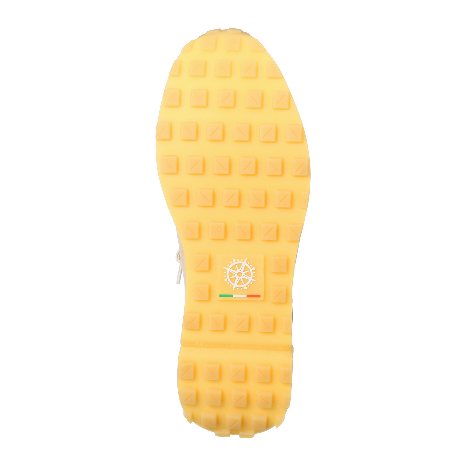 ブソラ 独自開発ＢＭＳソール キルティング レースアップスニーカー