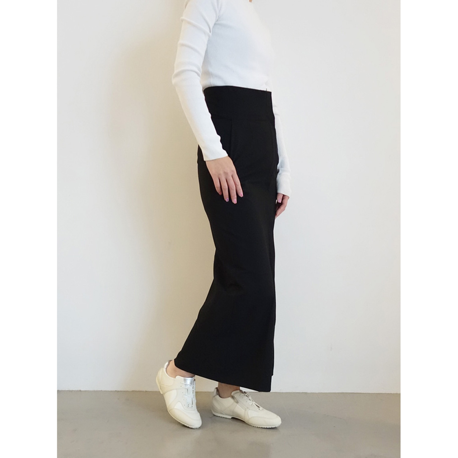 ブソラ はっ水 山羊革＆牛革コンビ スニーカリーナ