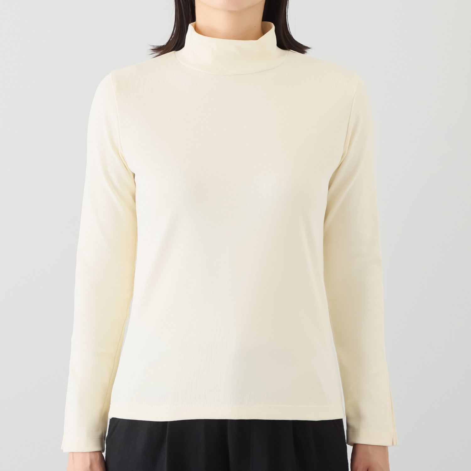 アキ　オザワ ラフなのにスタイリッシュ 永遠のスマートベーシック ハイネックプルオーバー “ＹＯＫＯ”