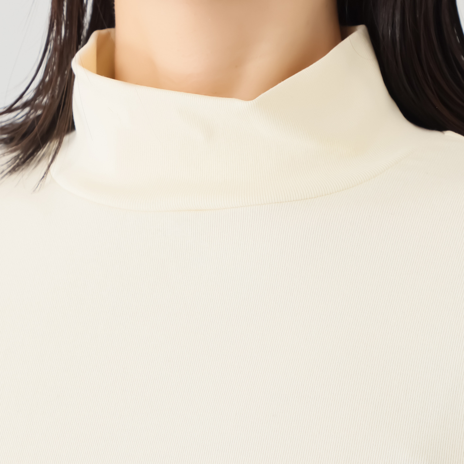 アキ　オザワ ラフなのにスタイリッシュ 永遠のスマートベーシック ハイネックプルオーバー “ＹＯＫＯ”