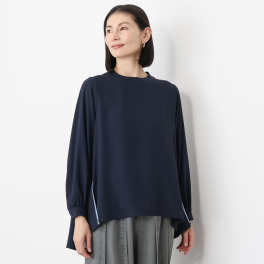 ラヴィーコンフォート ナチュラルストレッチ ウェーブシルエット チュニックブラウス