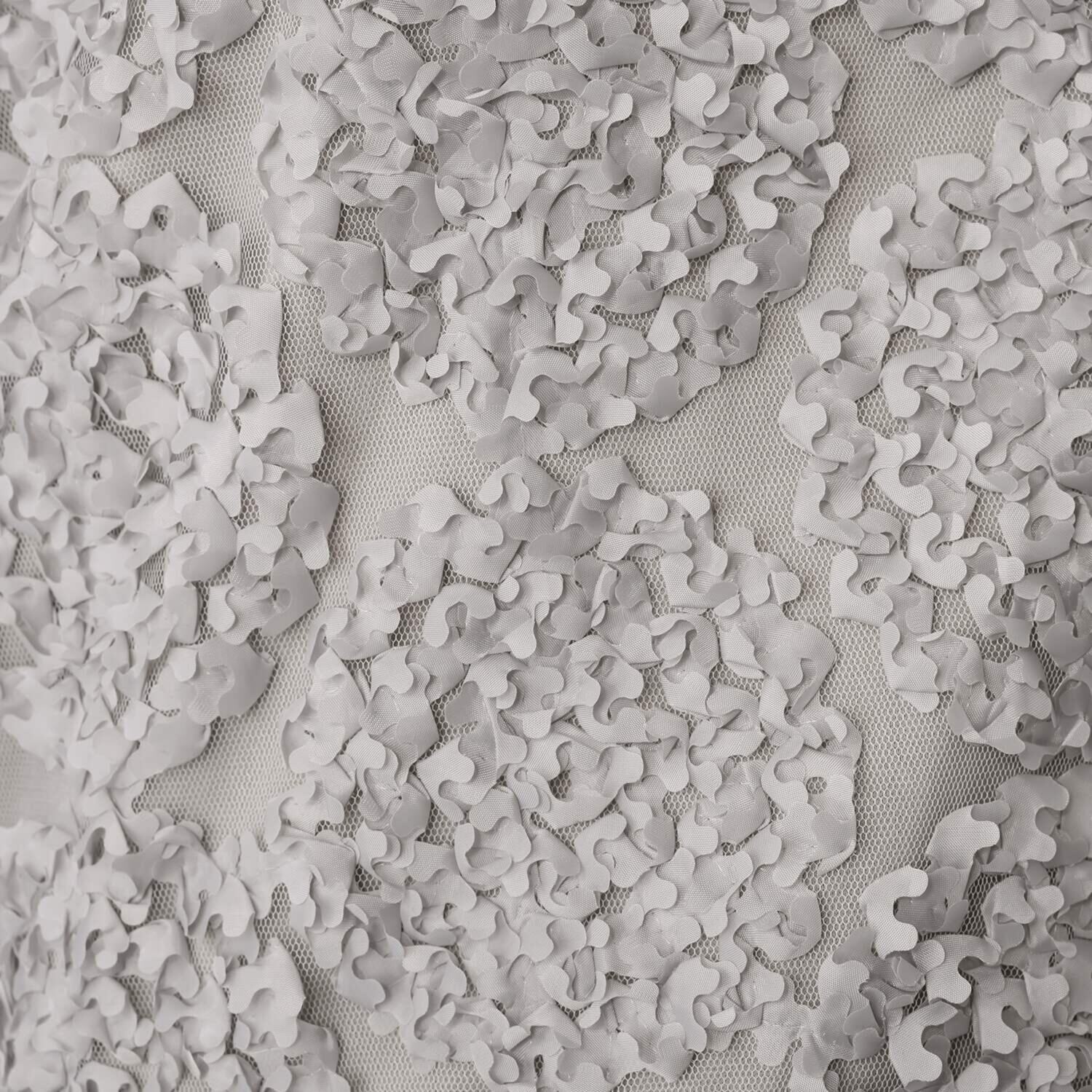 ラヴィーコンフォート サークルレース＆ 異素材ミックス リブアクセント エレガントトレーナー