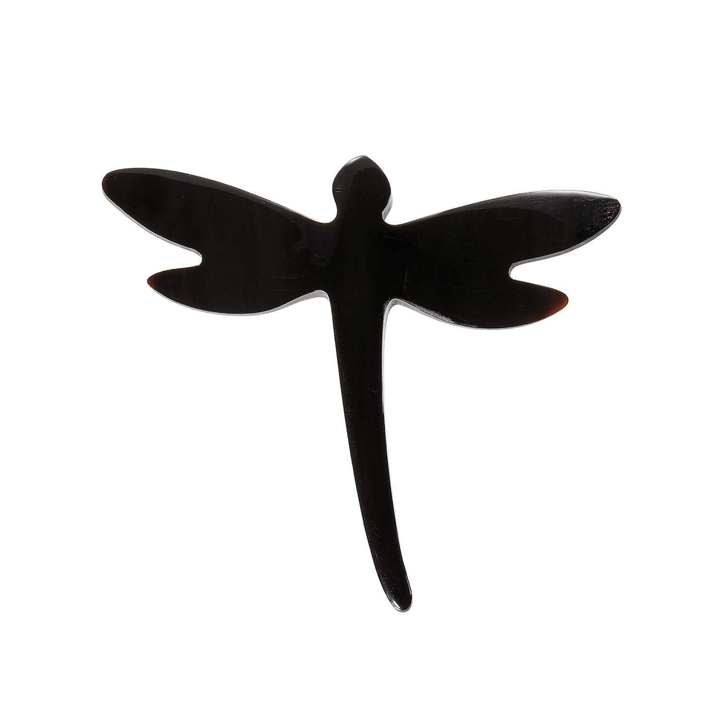 グレイスモア 水牛 トンボデザイン ブローチ