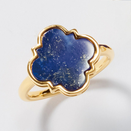 インプレスミー ラピスラズリ クローバーデザイン リング
