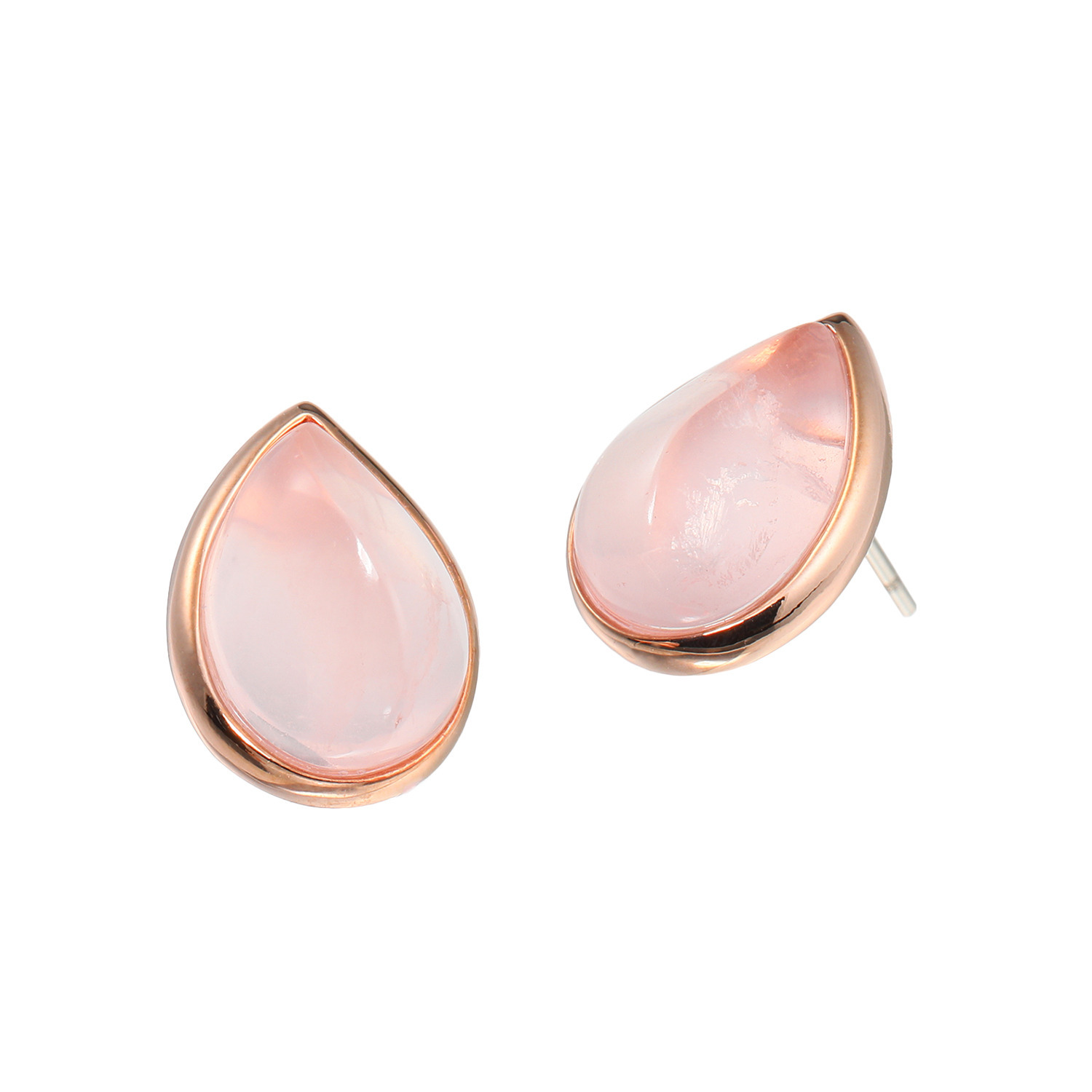 インプレスミー ジェムストーン ペアシェイプ ピークカット イヤリング／ピアス