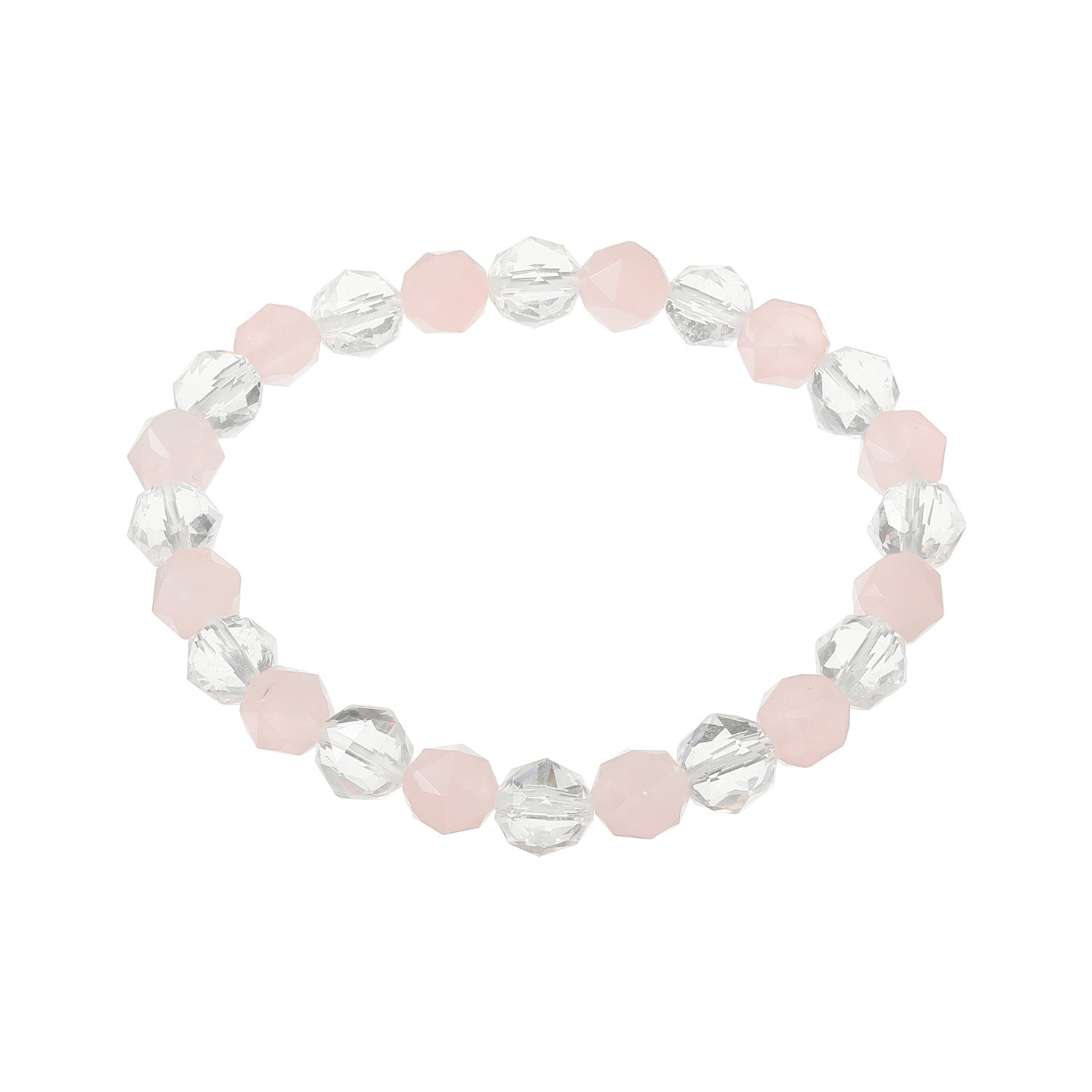 幸石堂 福禄寿の天然石 輝くオールスターカット ジェムストーン＆水晶 開運祈願ブレスレット