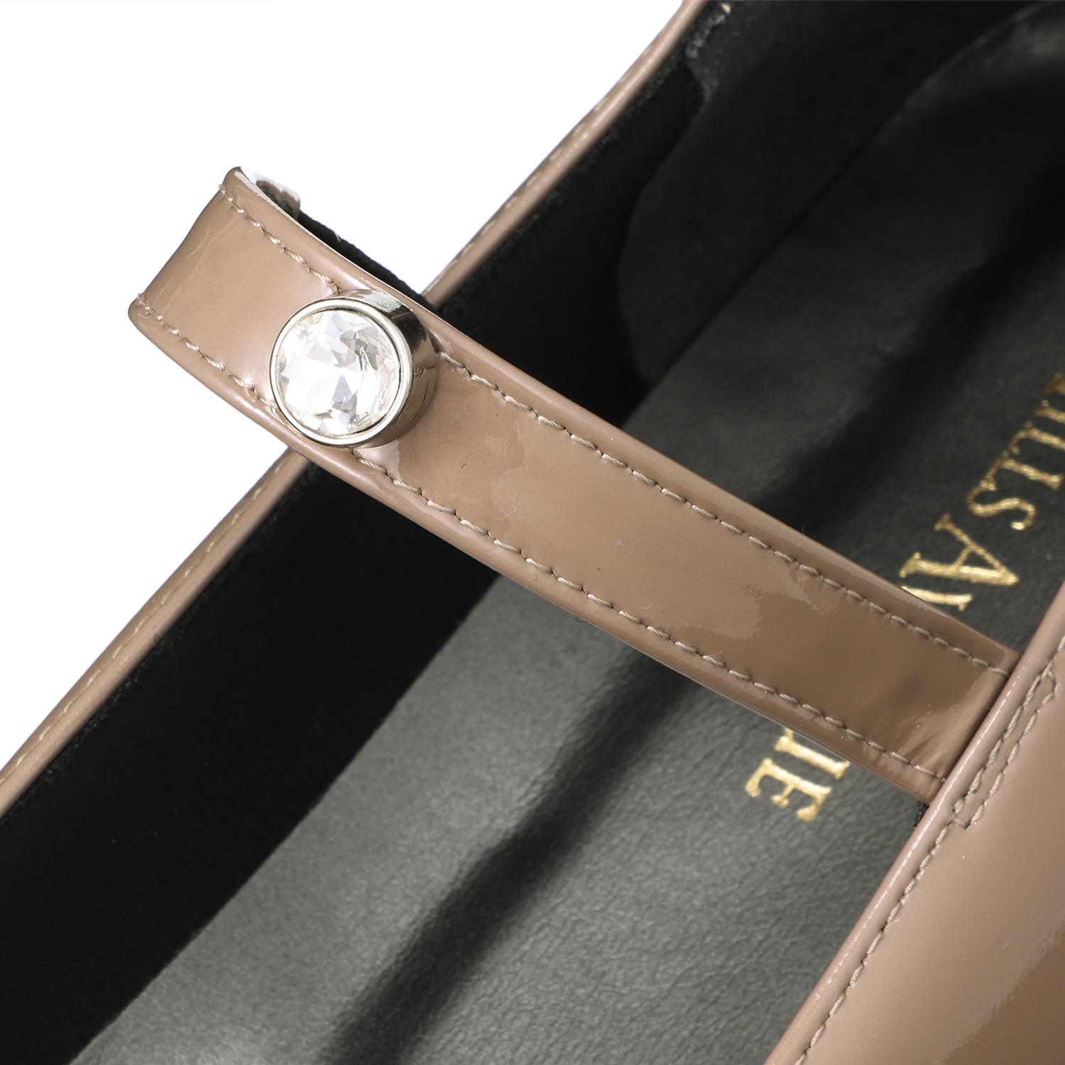 ヒルズアヴェニュー ＜日本製＞ シープエナメル メリージェーンデザイン パンプス