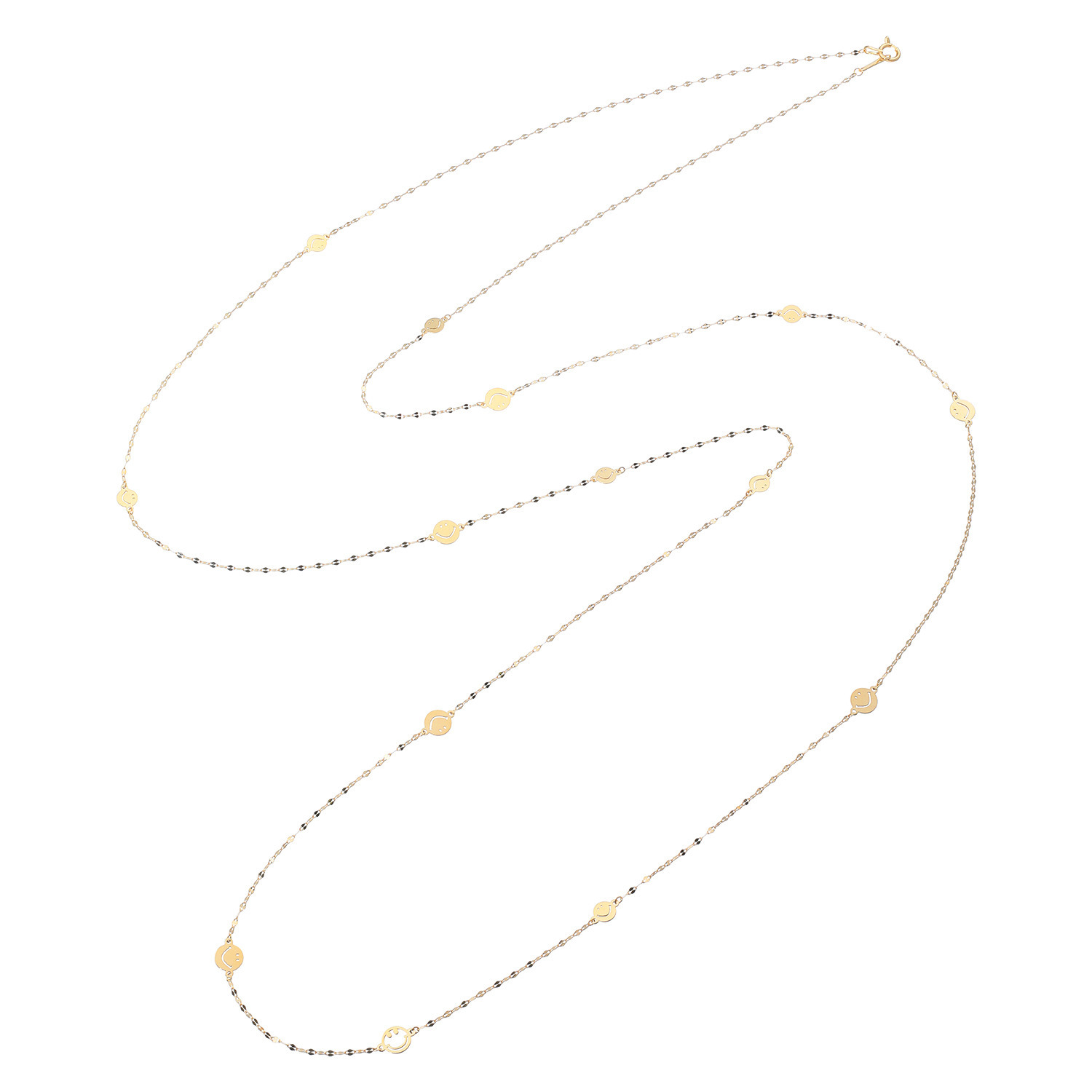 エクラプリュス １８Ｋ スマイルステーション ２ウェイ スーパーロングネックレス