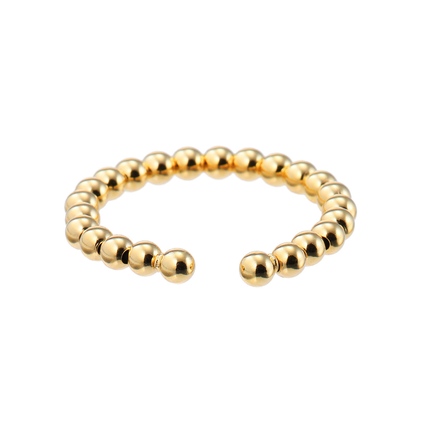 エクラプリュス １８Ｋ ドットデザイン フレキシブルリング