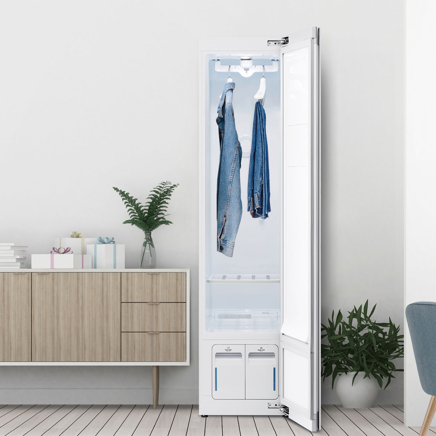 ＬＧスタイラー 掛けるだけで簡単衣類ケア 気になるニオイやシワも 手軽にリフレッシュ！ Ｓ３ＷＷ