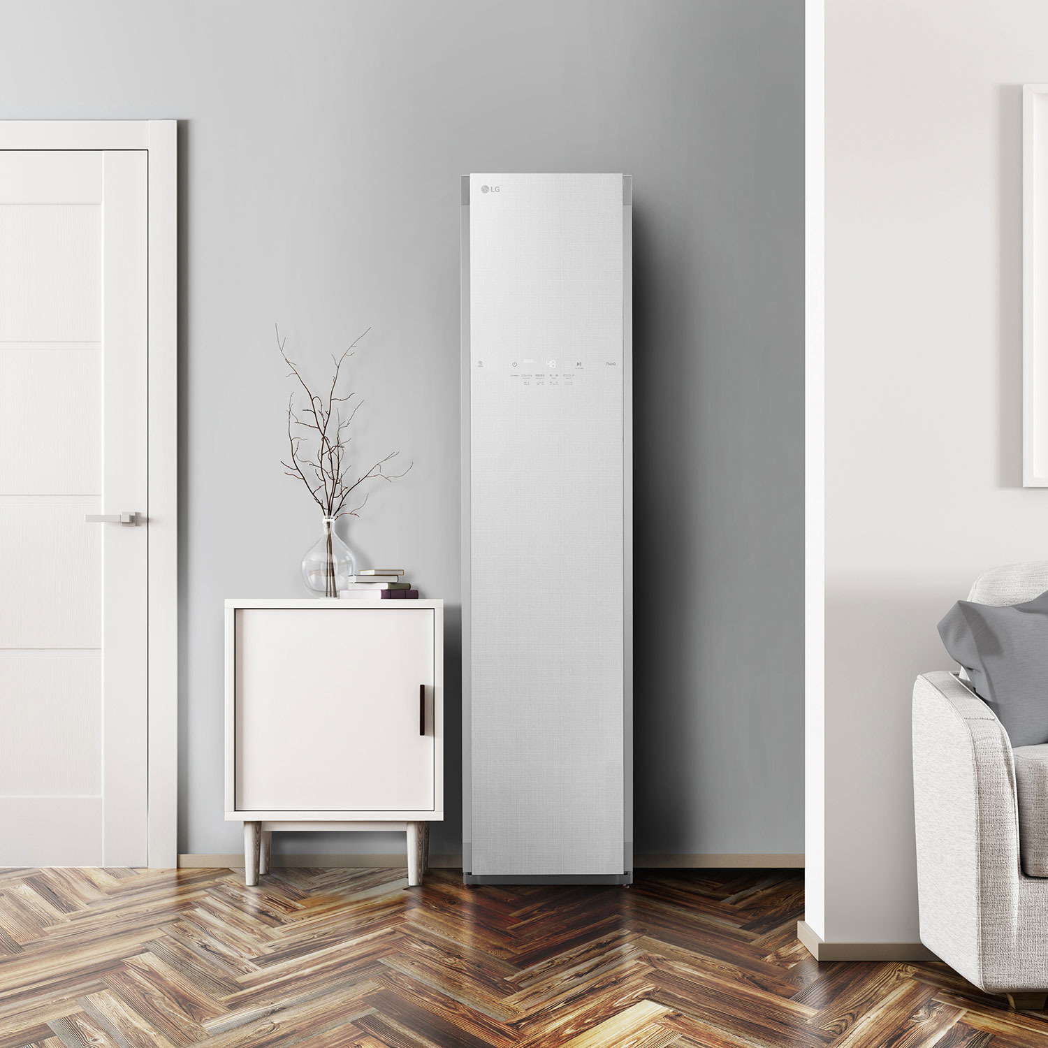 ＬＧスタイラー 掛けるだけで簡単衣類ケア 気になるニオイやシワも 手軽にリフレッシュ！ Ｓ３ＷＷ