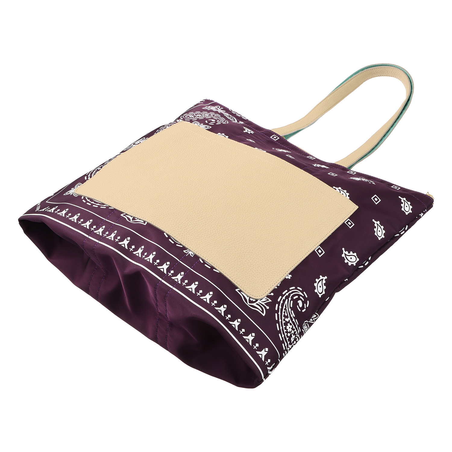 エーディーエムジェイ ナイロン バンダナプリント サブバッグ