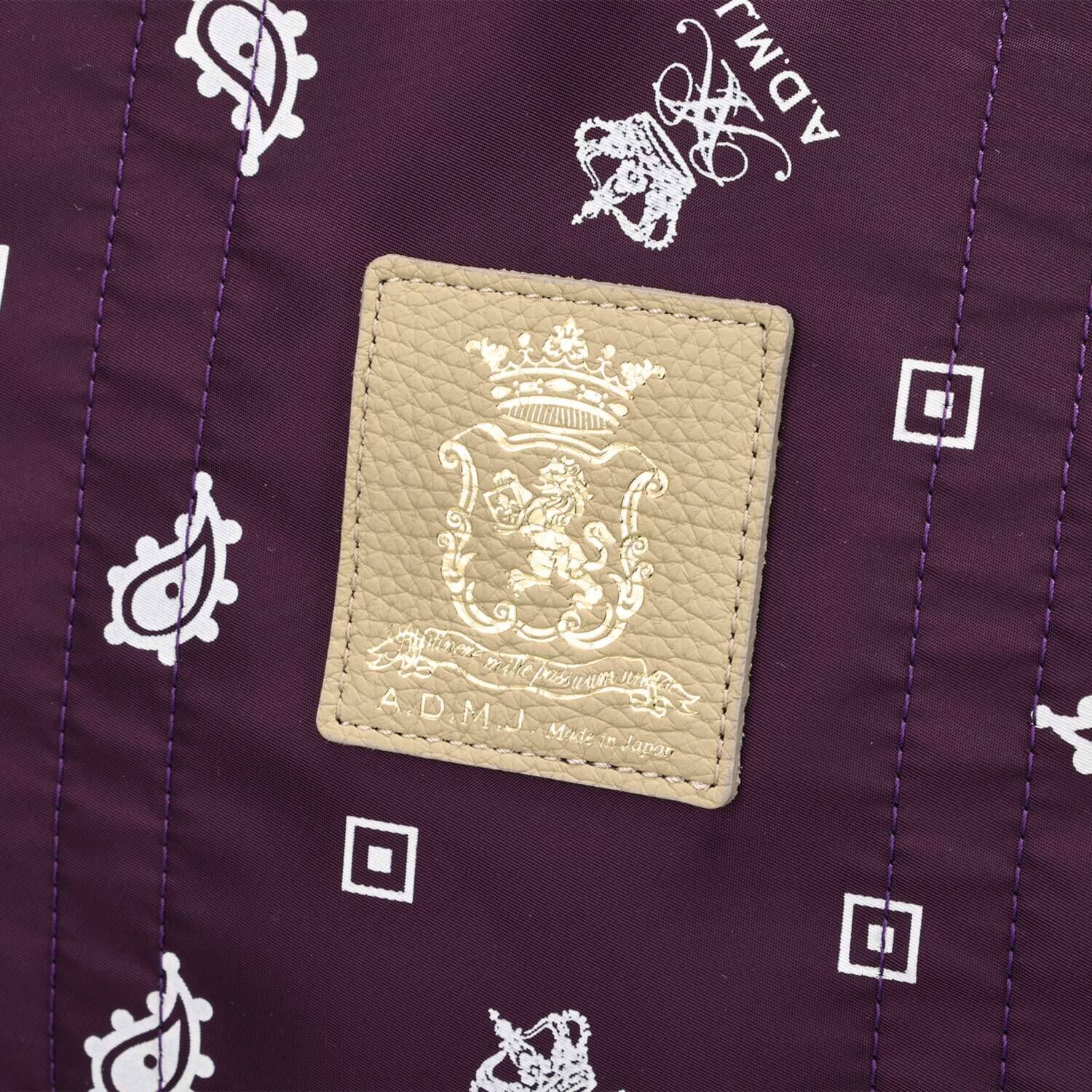 エーディーエムジェイ ナイロン バンダナプリント サブバッグ