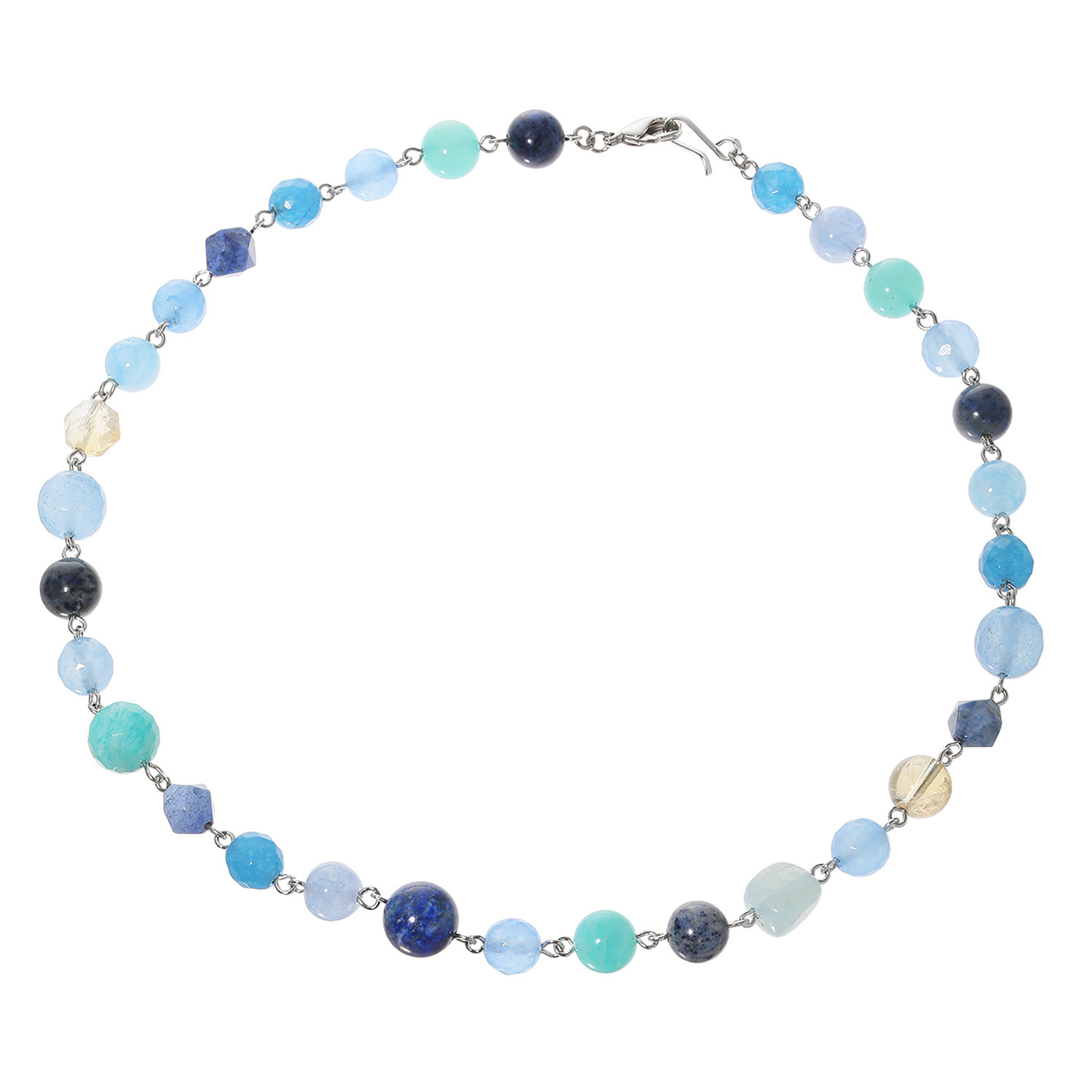 シマ・リリアーナ マルチジェム カラフルネックレス