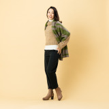 ピーツー とにかく気持ち良い 極上キュプラ裏起毛 ６枚接ぎ ソフトカーブパンツ 