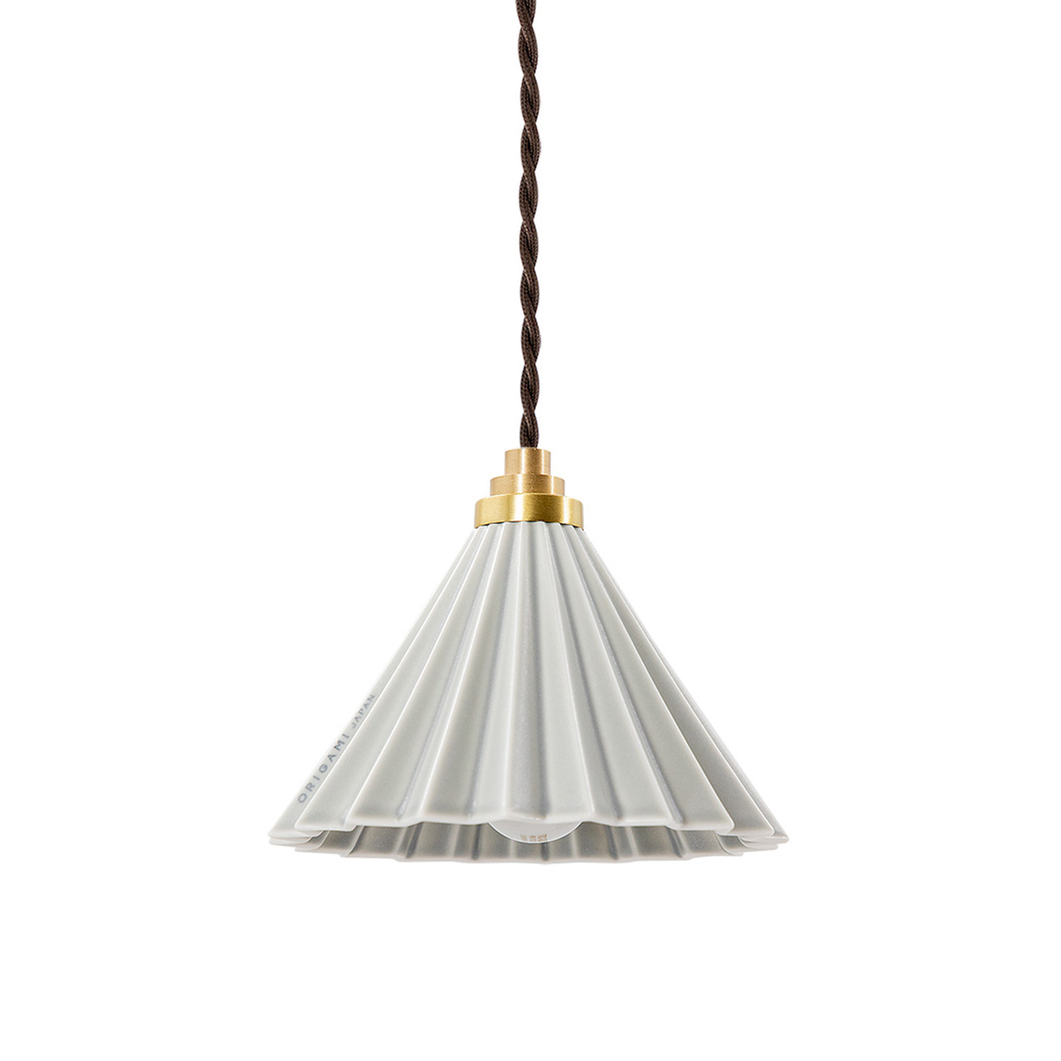 グラムエイト オリガミランプペンダント ＜ブラウンコード＞
