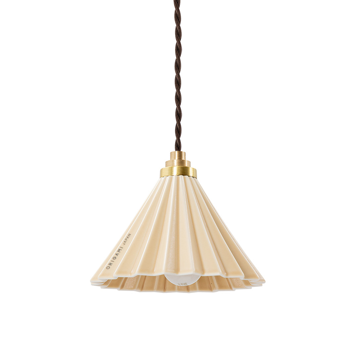 グラムエイト オリガミランプペンダント ＜ブラウンコード＞