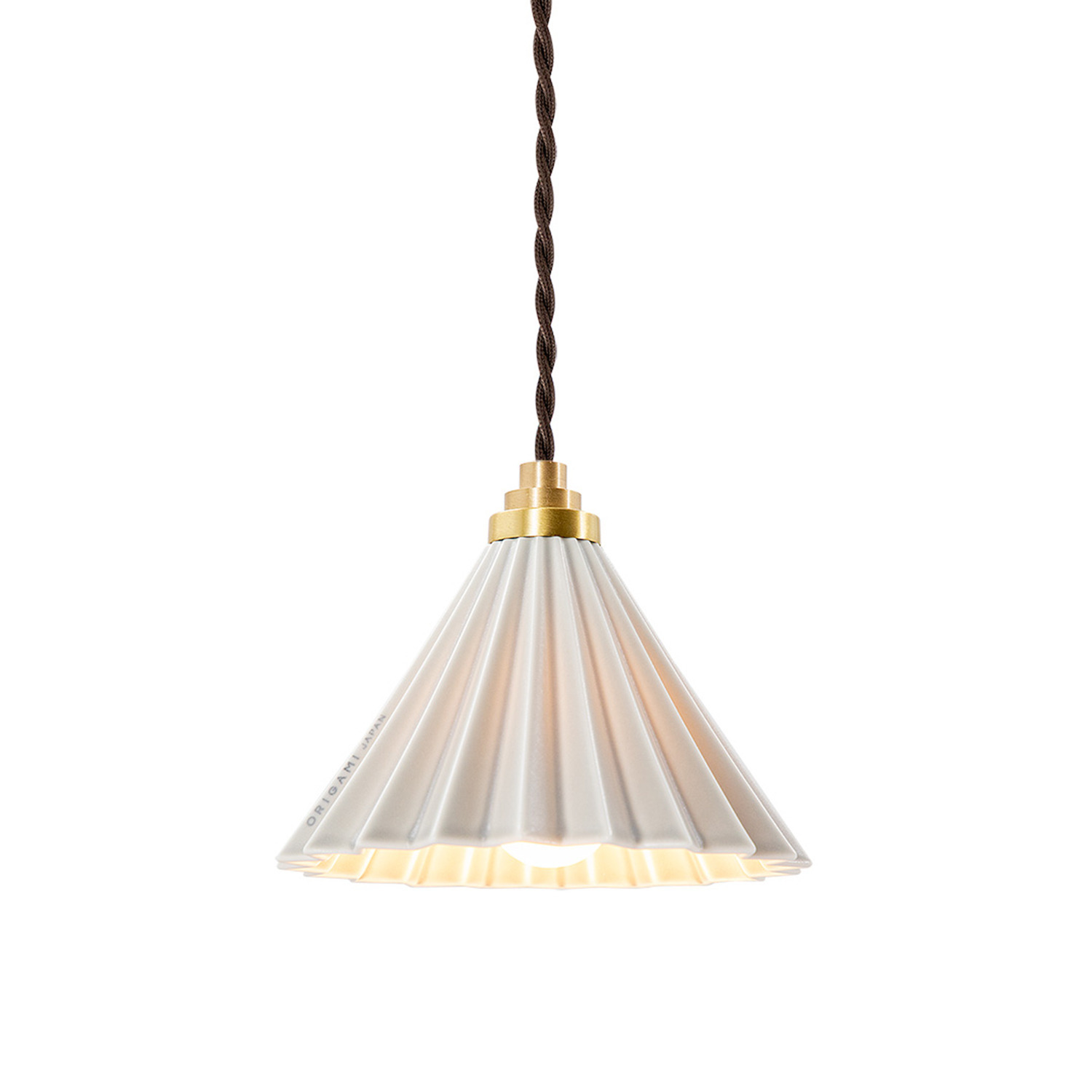 グラムエイト オリガミランプペンダント ＜ブラウンコード＞