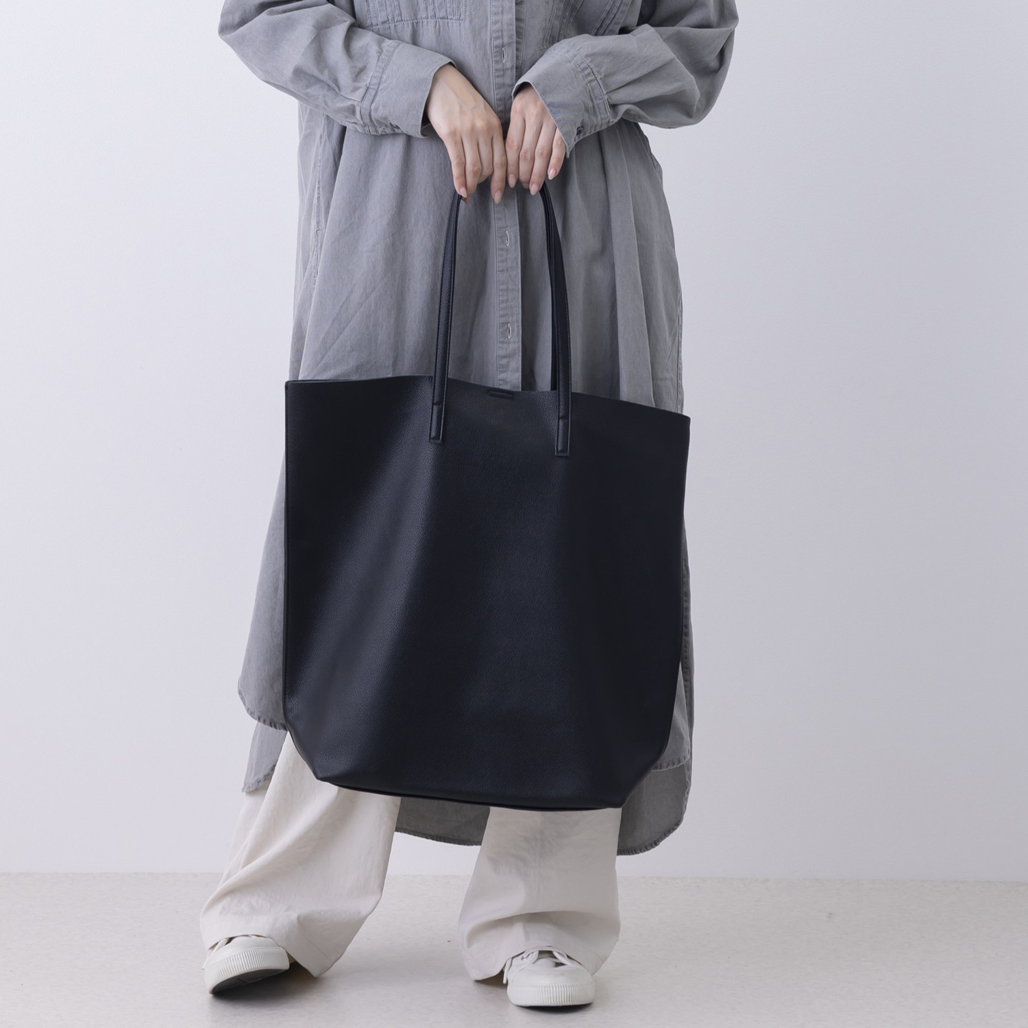 かわいい雑貨屋さん グロリア フェイクレザー ビッグトートバッグ