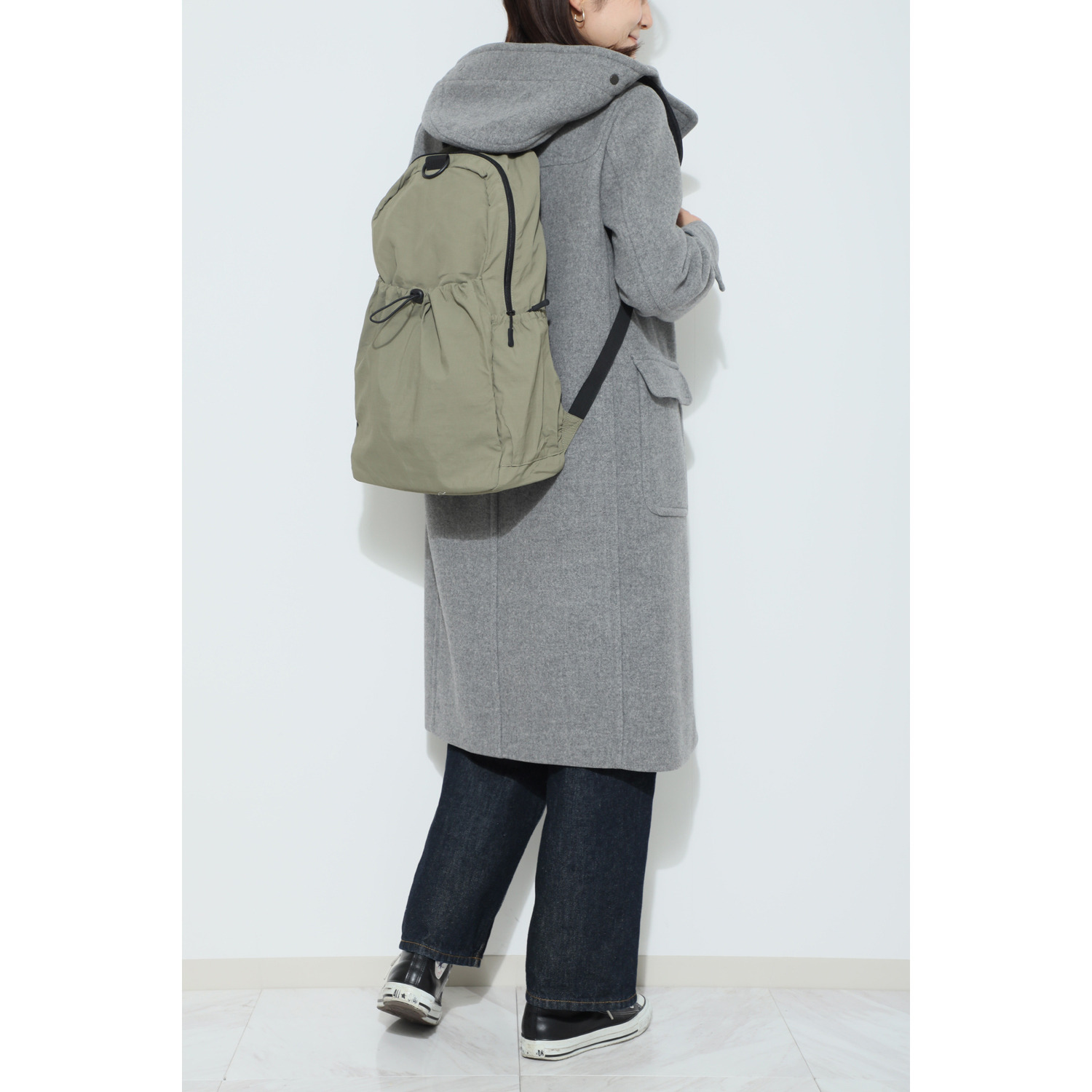 かわいい雑貨屋さん グロリア 驚きの軽さ！たっぷり収納 ドローストリング バックパック