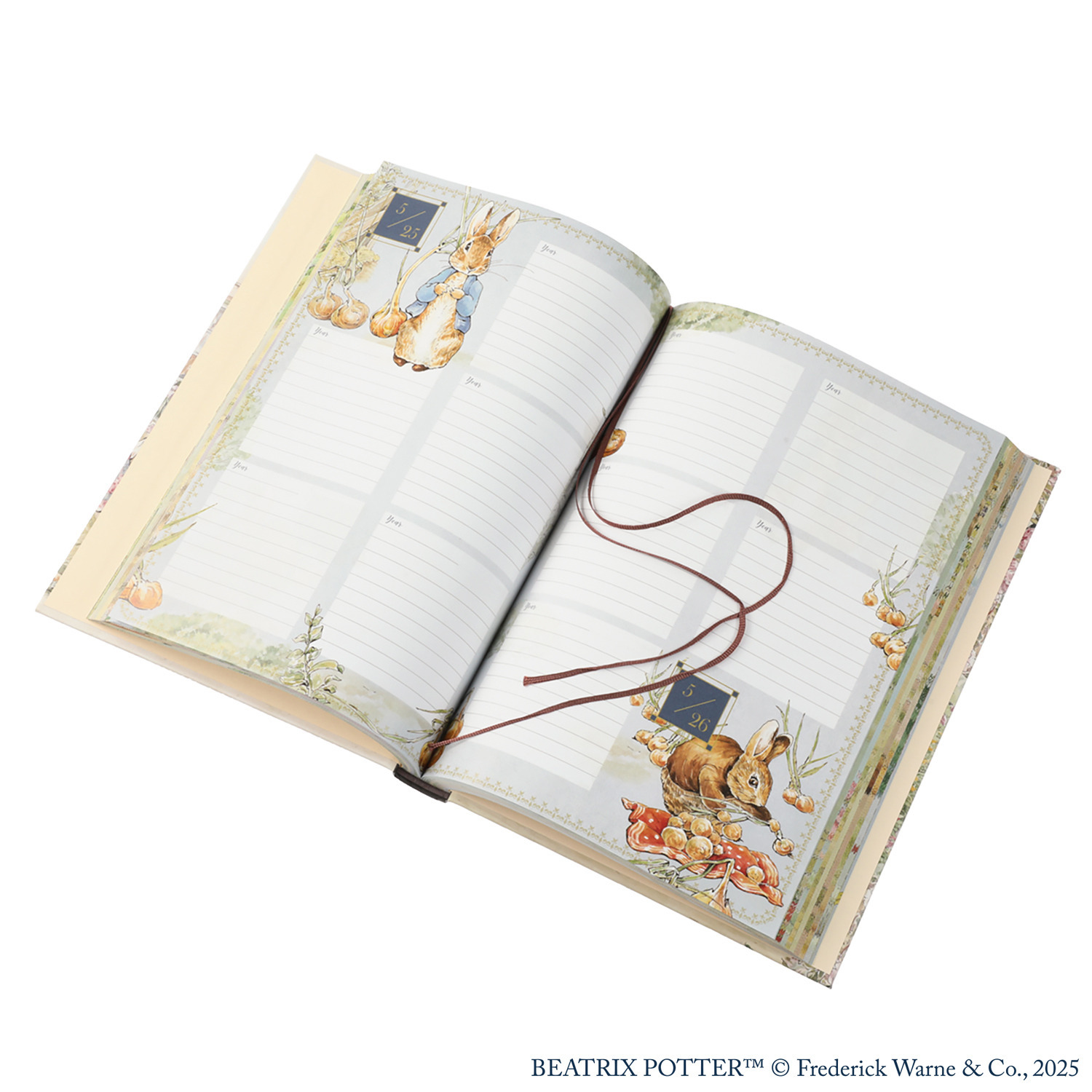 ディアカーズ ５年日記 ピーターラビット