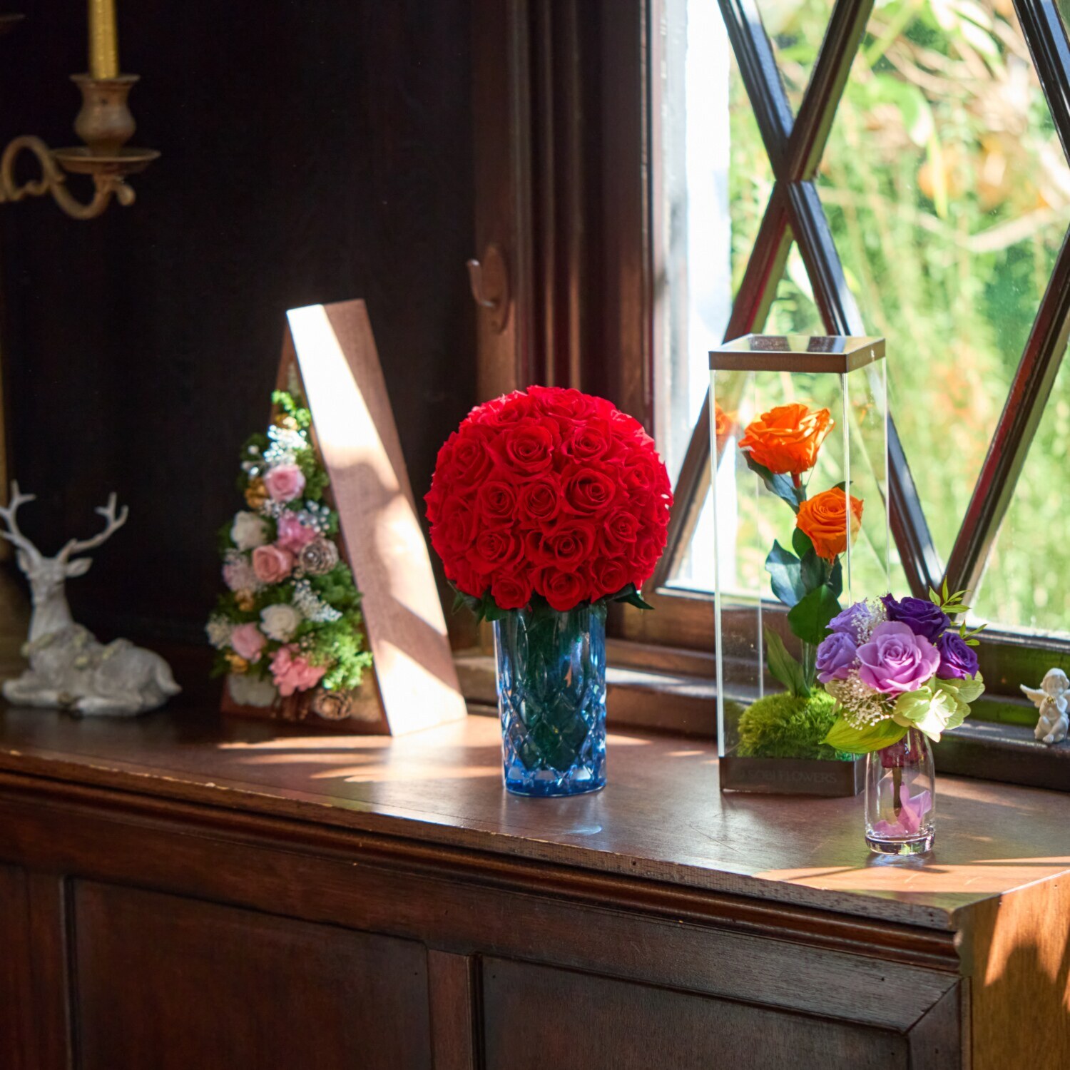 ＧＩＮＺＡ ＳＯＢＩ　ＦＬＯＷＥＲＳ プリザーブドフラワー クリアローズ