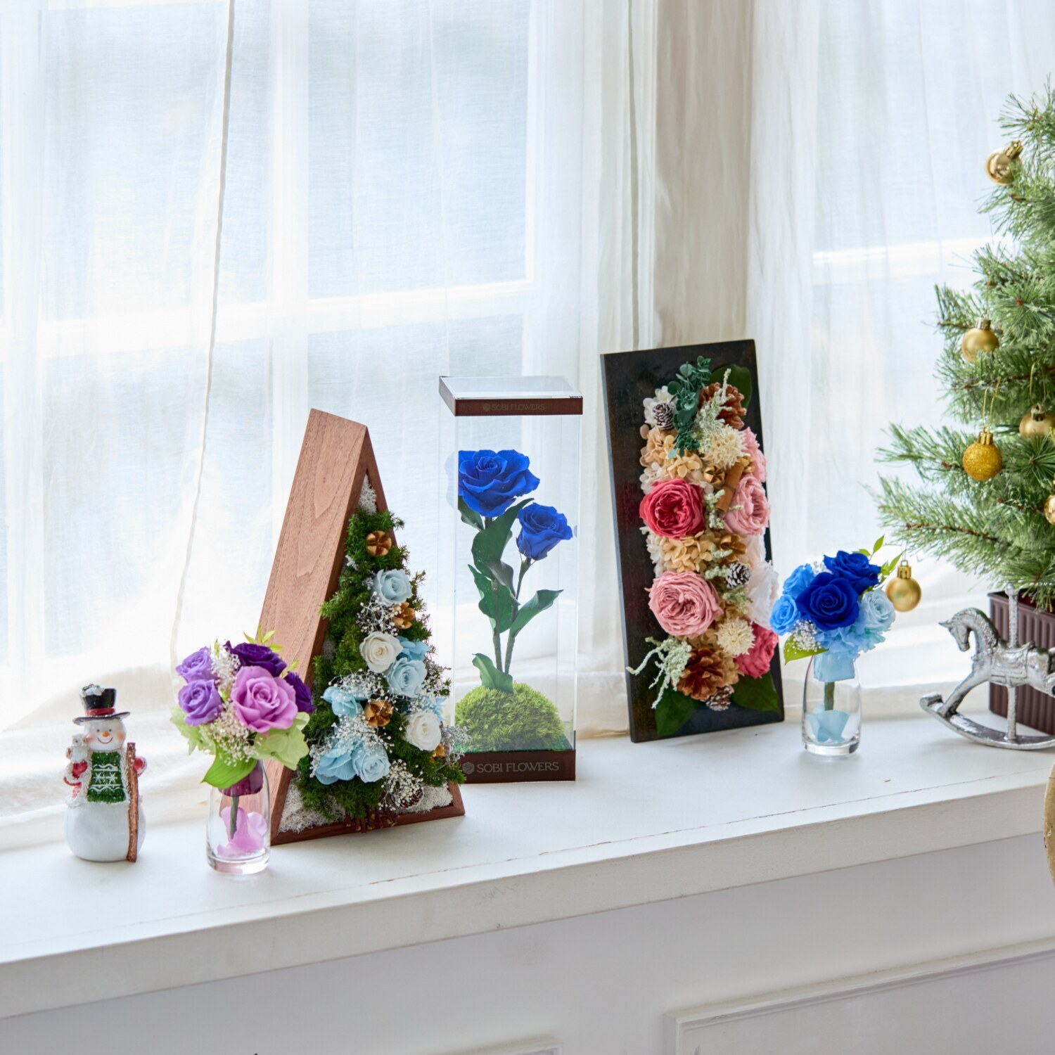 ＧＩＮＺＡ ＳＯＢＩ　ＦＬＯＷＥＲＳ プリザーブドフラワー クリアローズ