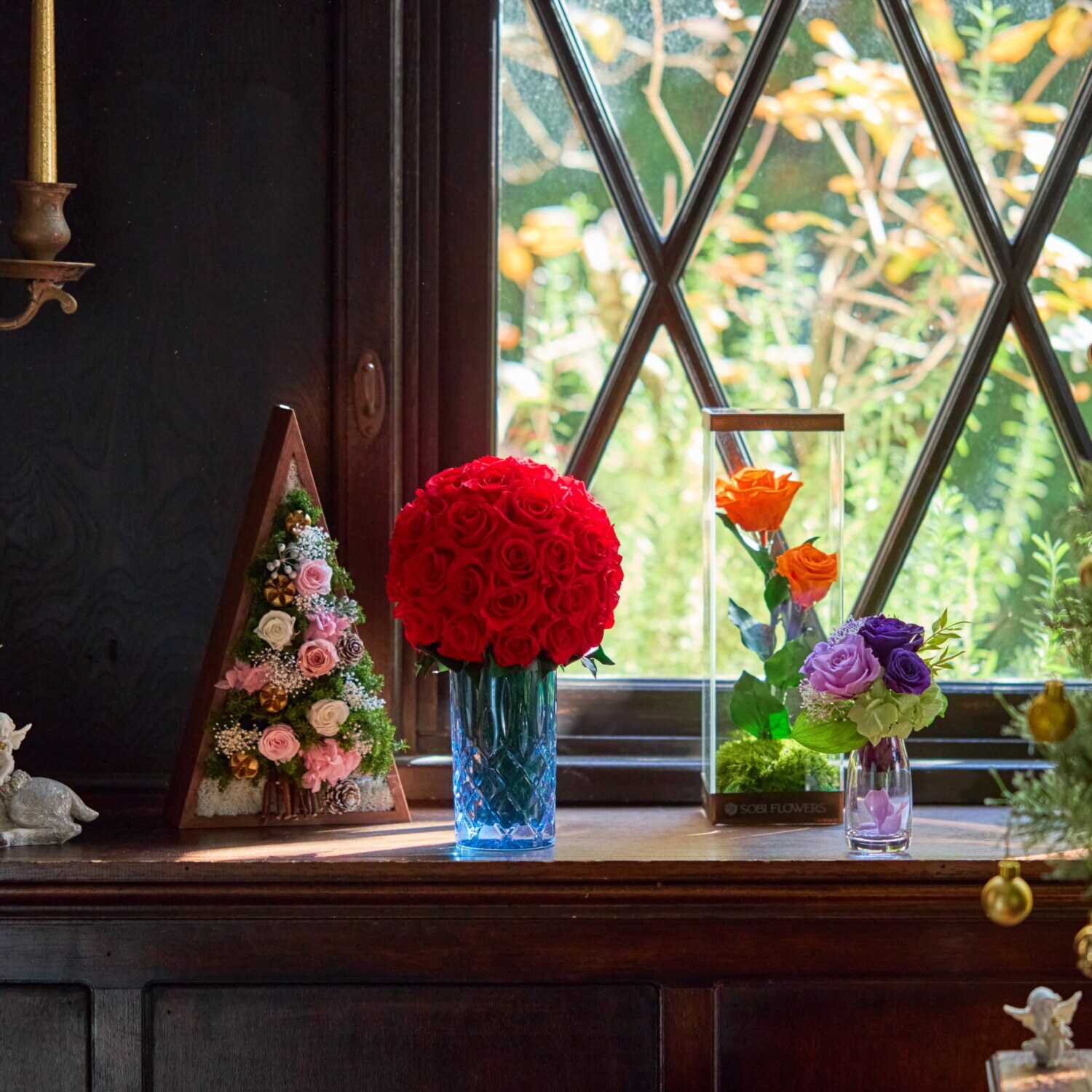 ＧＩＮＺＡ ＳＯＢＩ　ＦＬＯＷＥＲＳ プリザーブドフラワー クリアローズ