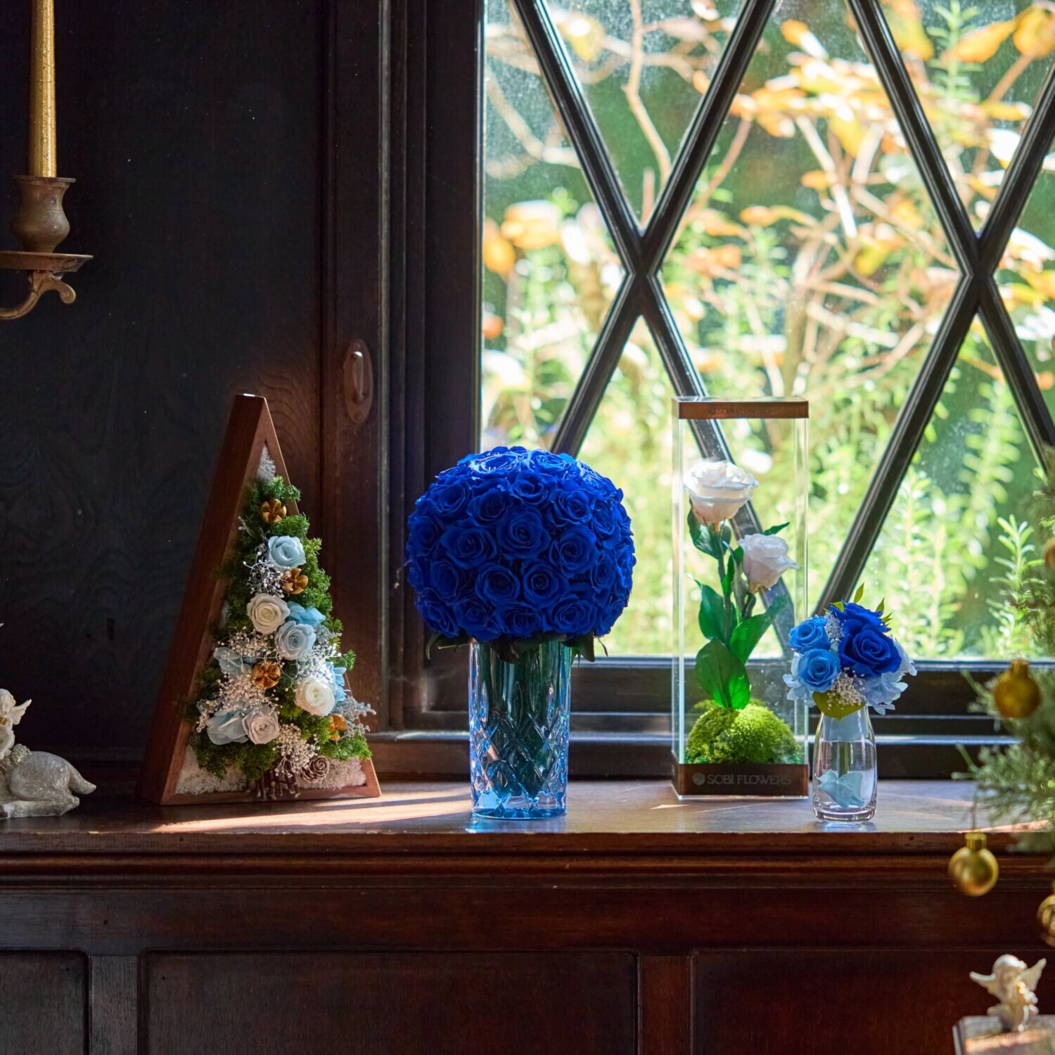 ＧＩＮＺＡ ＳＯＢＩ　ＦＬＯＷＥＲＳ プリザーブドフラワー クリアローズ