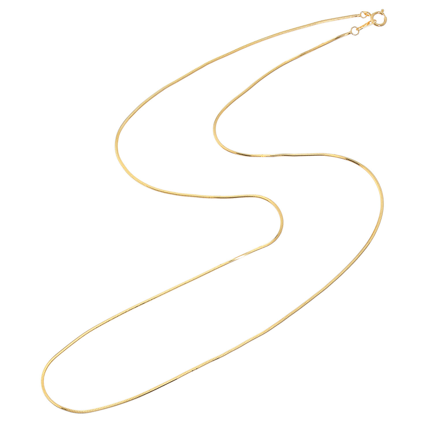 ファシーノアルジェント シルバー スネークチェーン ネックレス