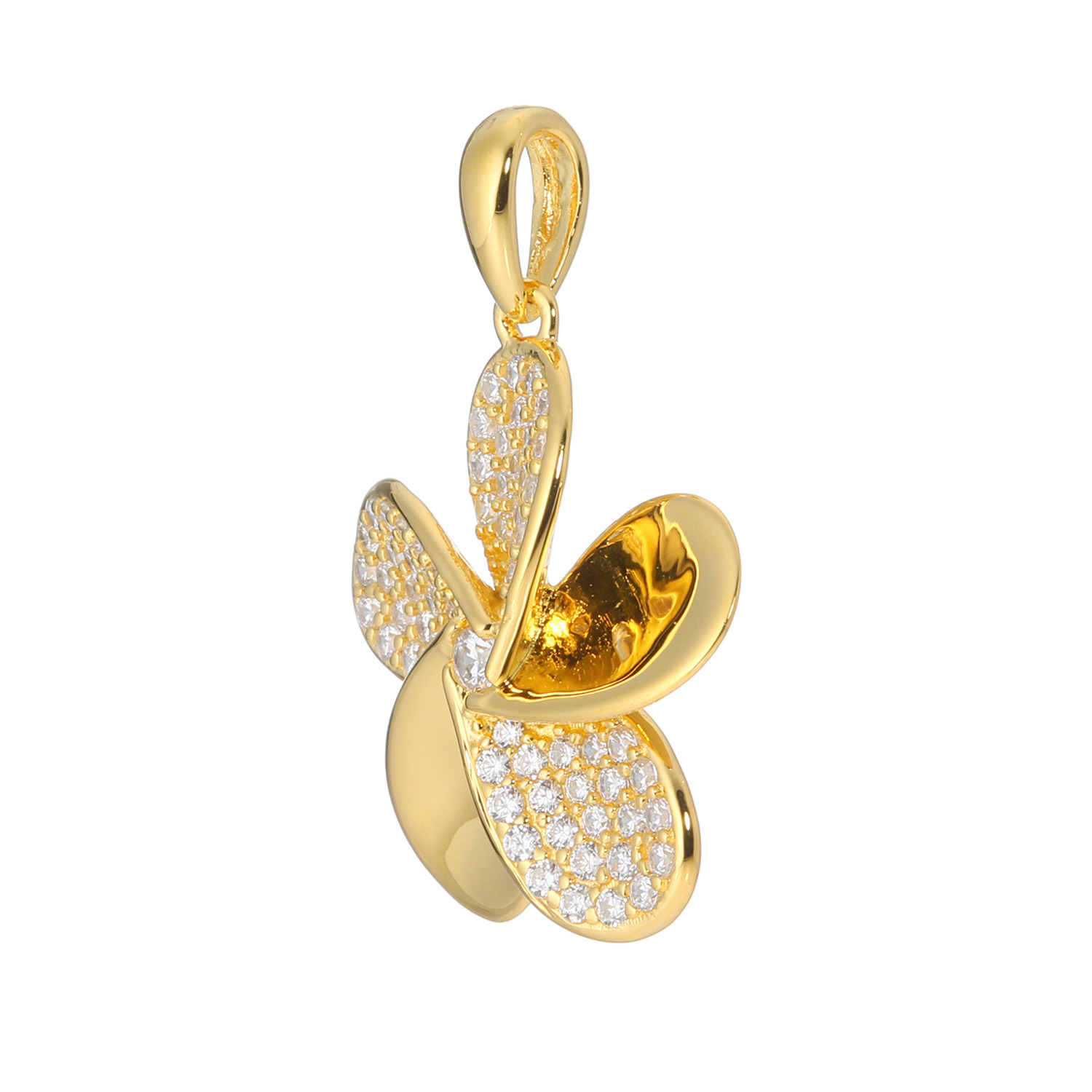 ファシーノアルジェント シルバー ＣＺ エレガントフラワー ペンダントトップ