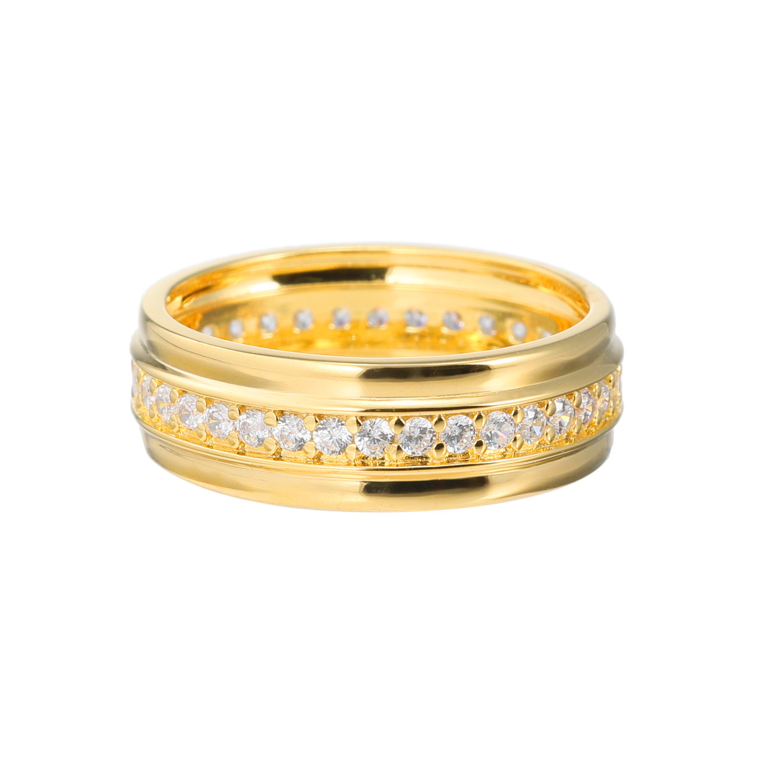 ファシーノアルジェント シルバー ＣＺ フルエタニティ ストレートリング