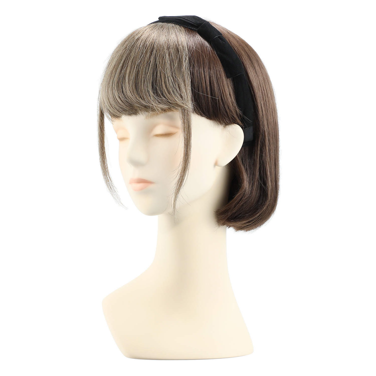 ギンカウィンカ 前髪とお顔周りの毛が 自然に完成 ドレスドヘア 前髪ウィッグ＆ カチューシャ