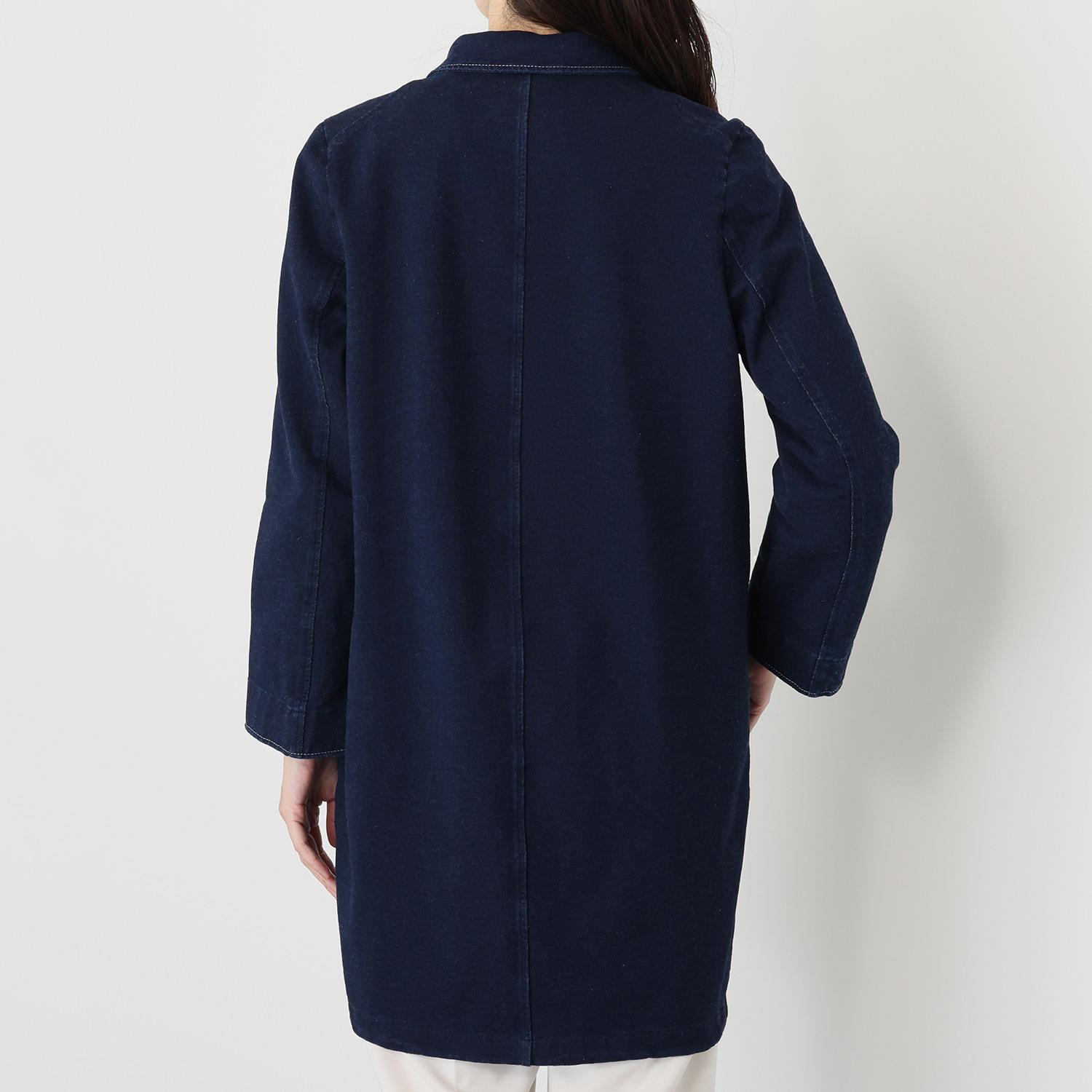 ラ　ヴァーグ　デトワール リラックスカジュアル ミニ裏毛 デニム調 チェスターコート