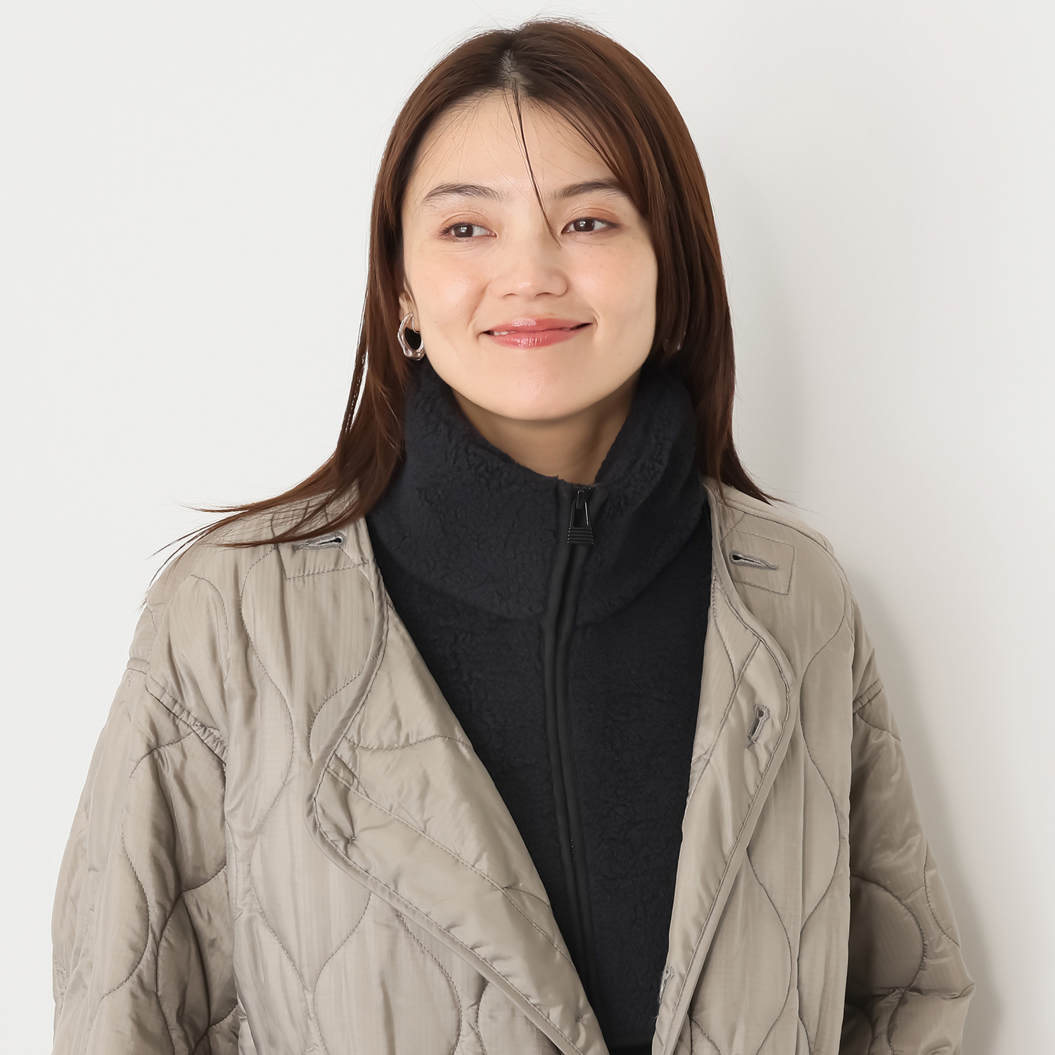 ラ　ヴァーグ　デトワール ふわっと暖かい ショートボアベスト