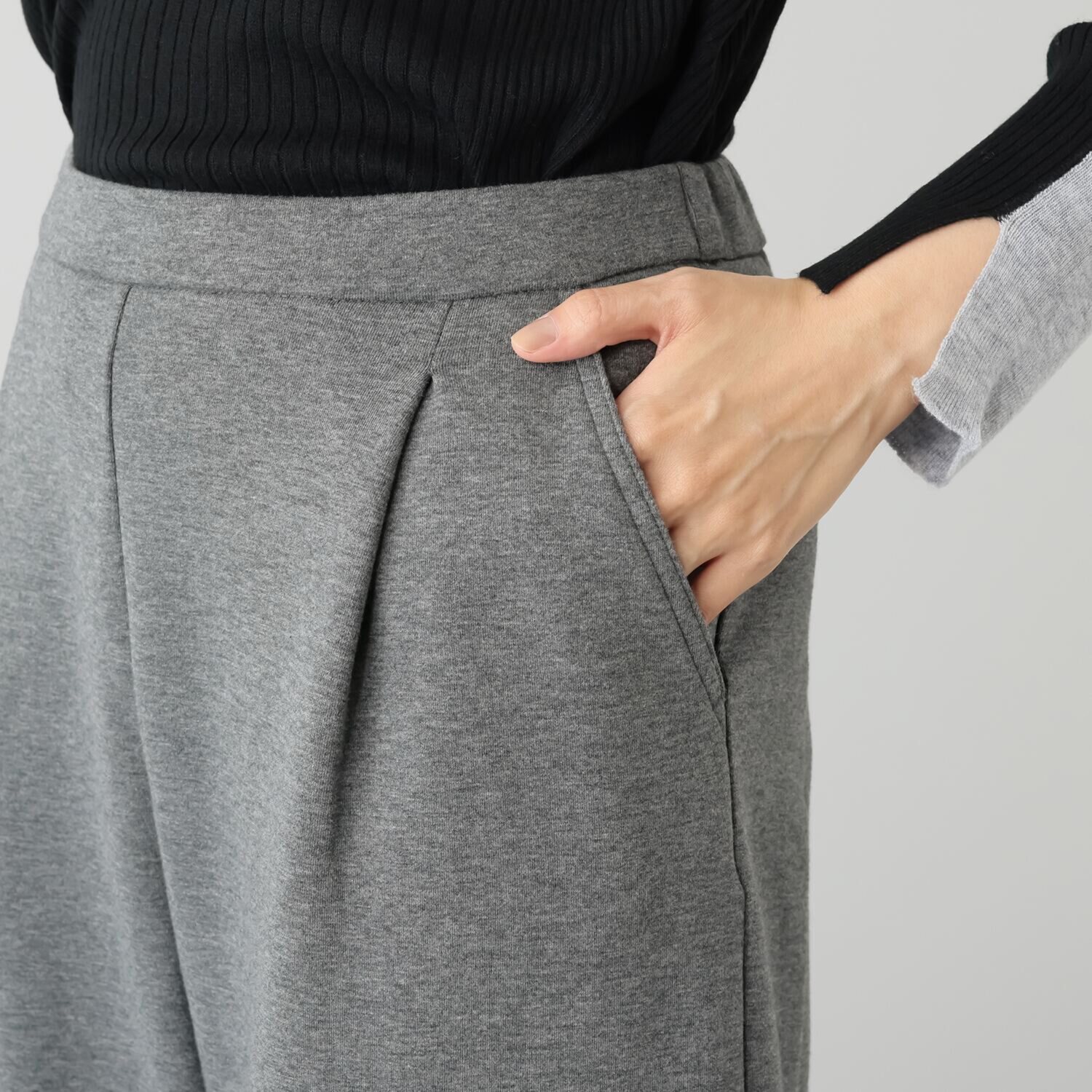 ラ　ヴァーグ　デトワール リラックスカジュアル ダンボール素材 大人のバレルシルエット パンツ