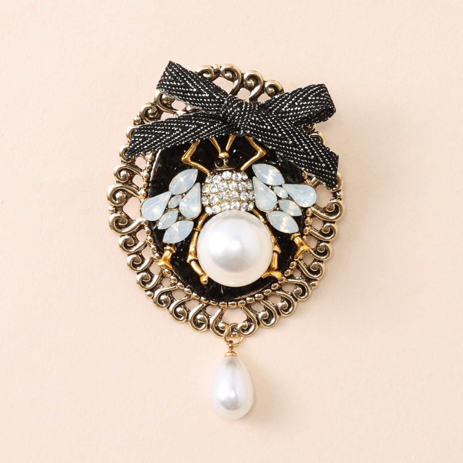 韓国トレンド 雑貨コレクション キラキラビジュウ モティーフブローチ