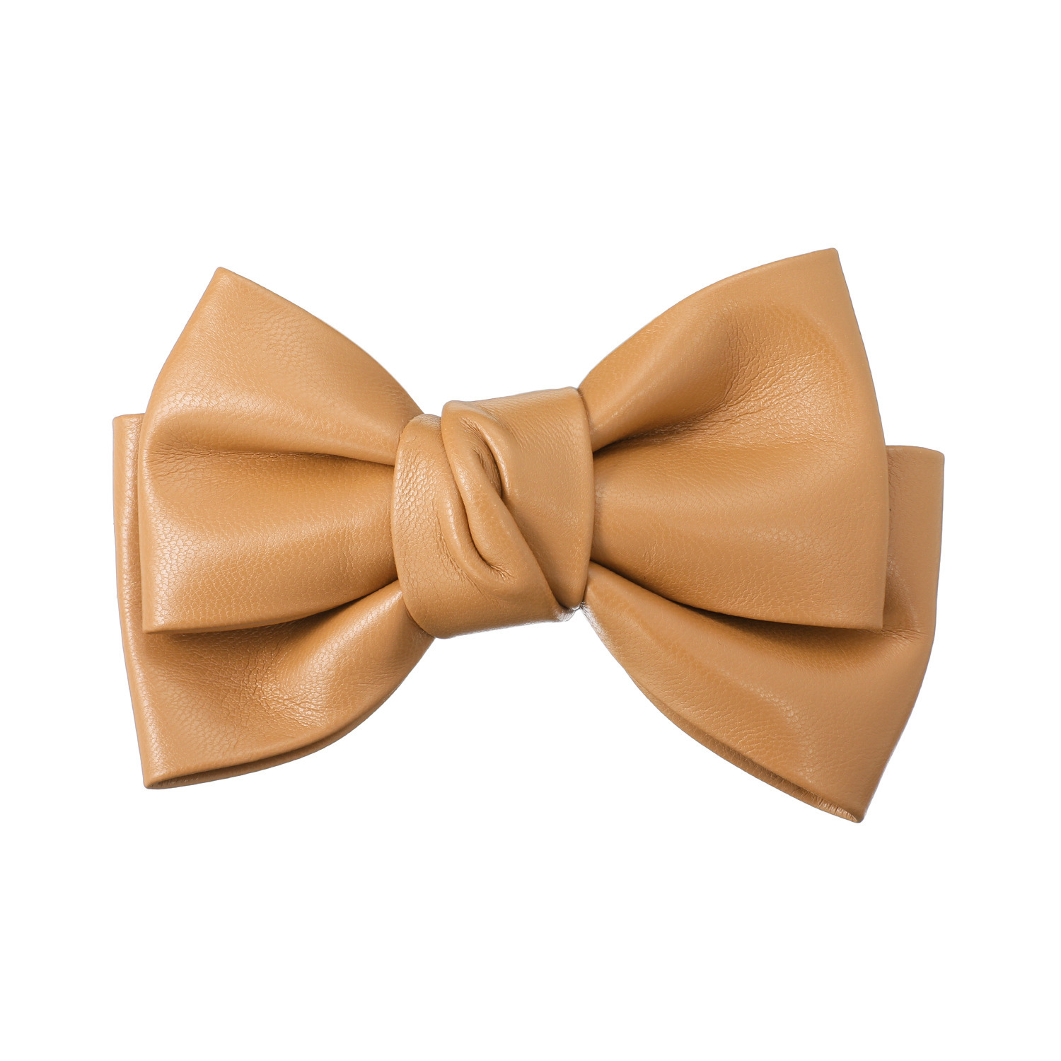 韓国トレンド 雑貨コレクション フェイクレザー リボンクリップ